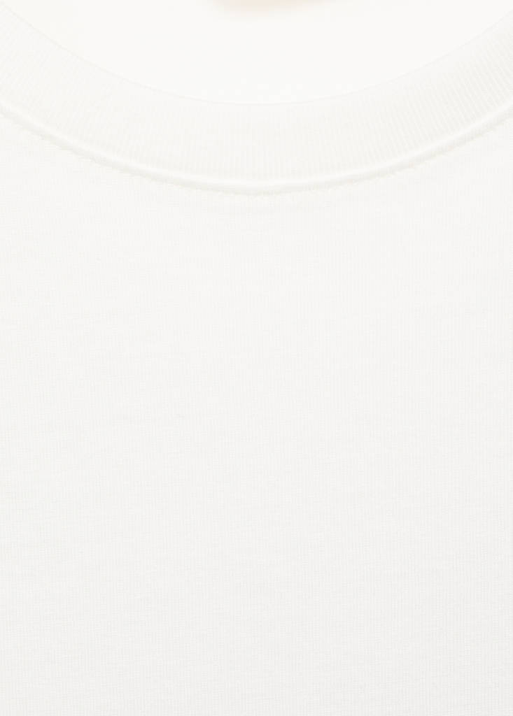 Printed cotton-blend t-shirt — Off White