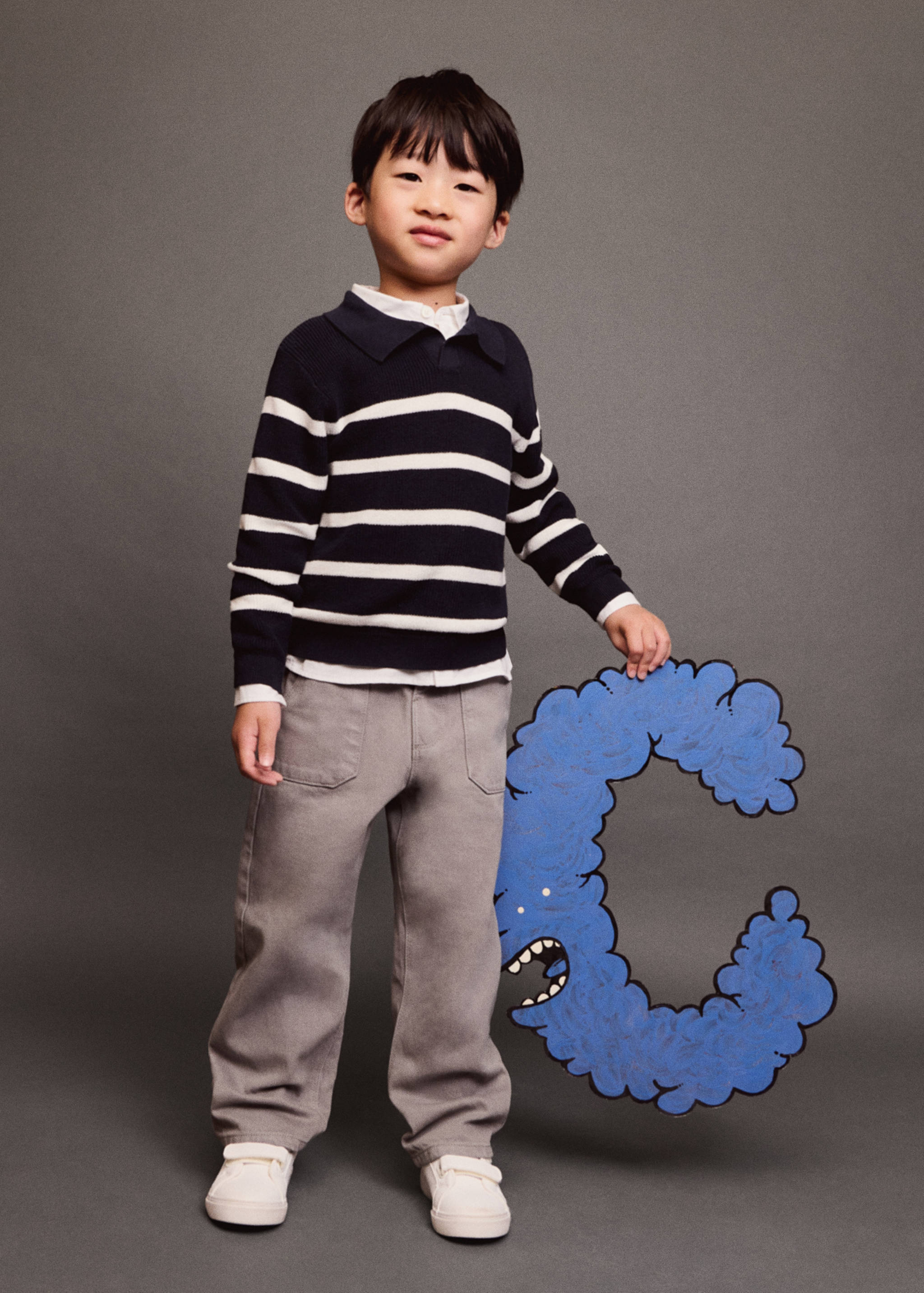 Dżinsy bawełniane z prostymi nogawkami - Szczegóły artykułu 6