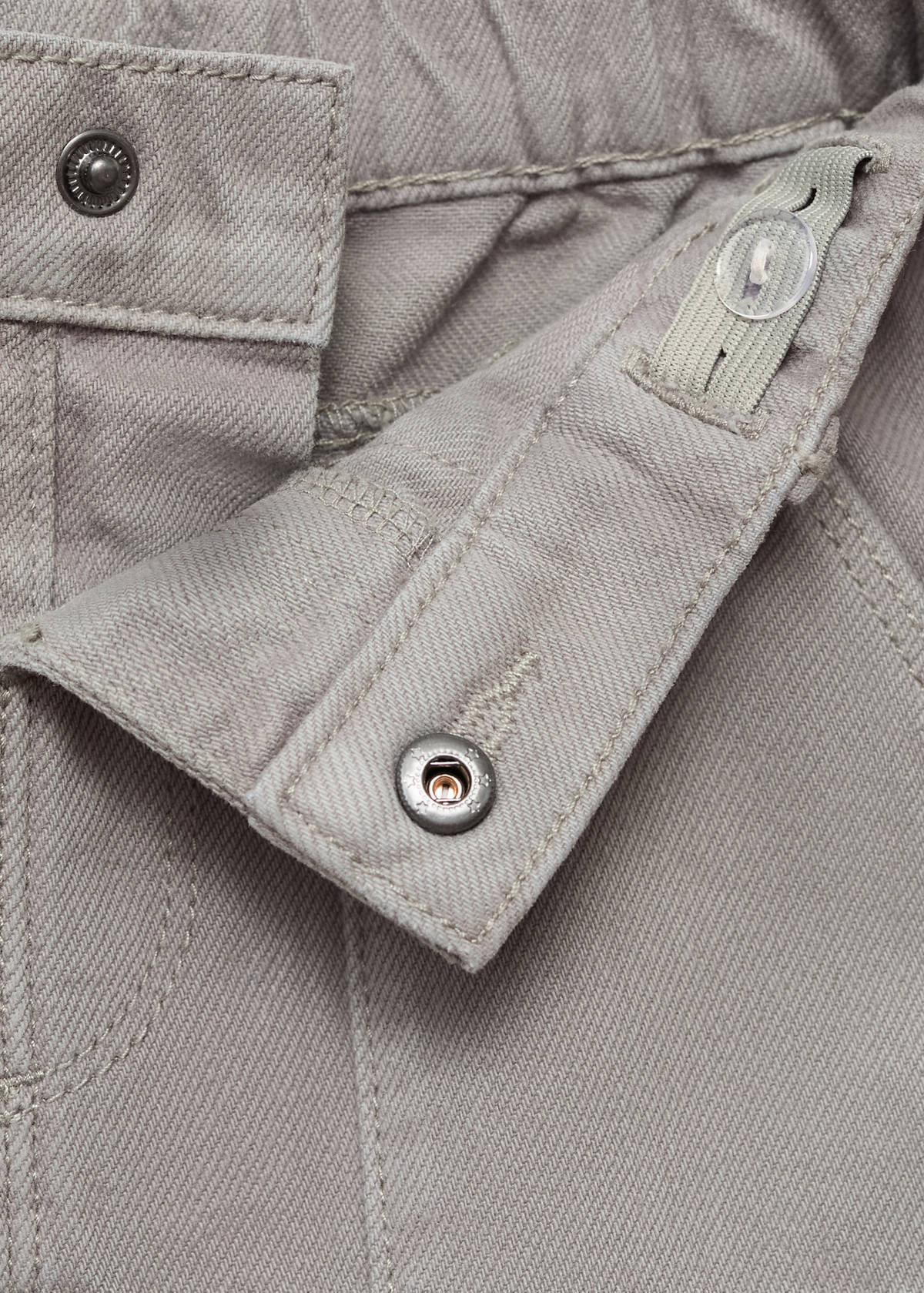 Straight cotton jeans — Denim Grey