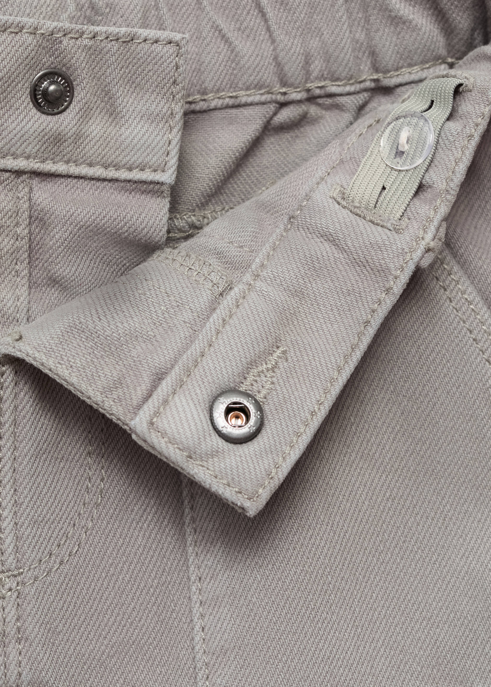 Dżinsy bawełniane z prostymi nogawkami - Szczegóły artykułu 8