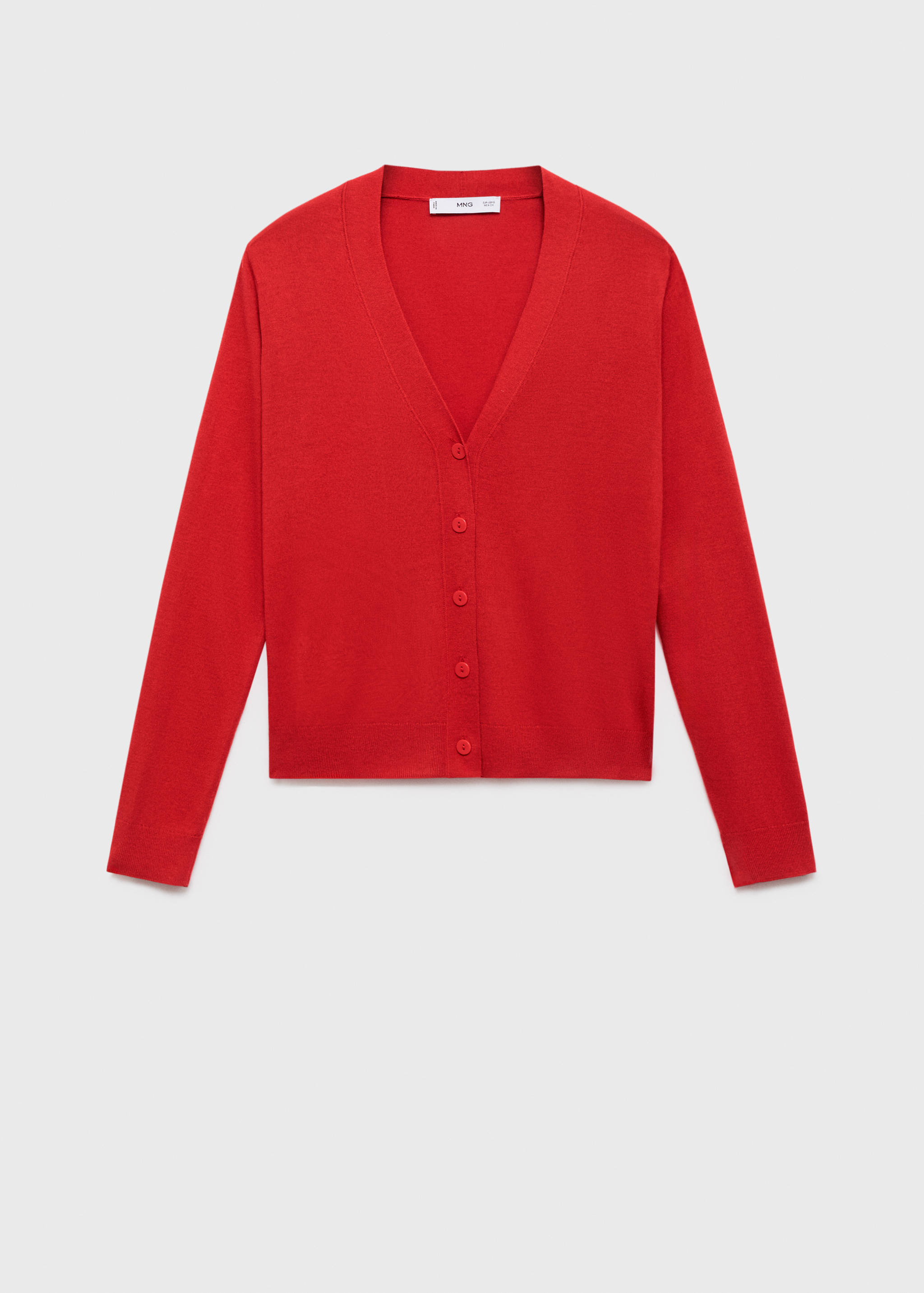 V-neck knitted cardigan - Article without model