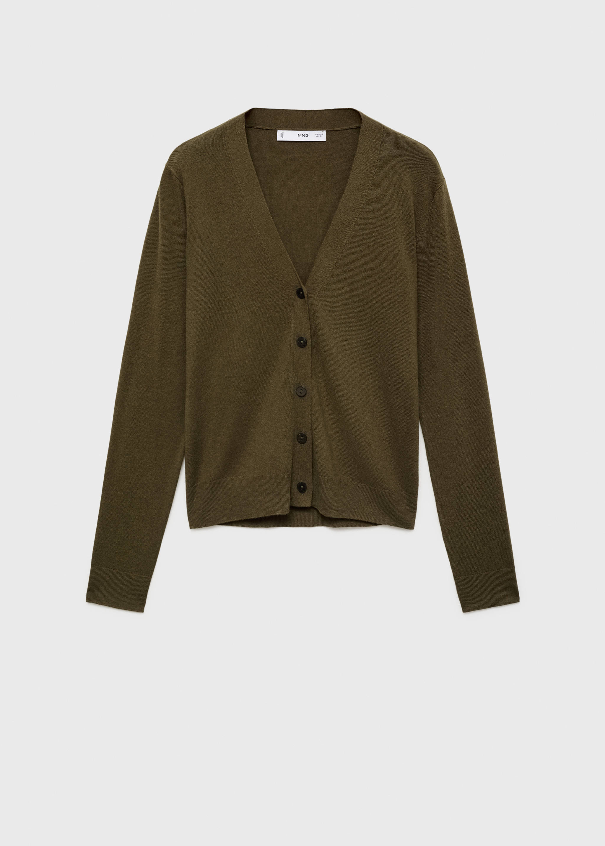 V-neck knitted cardigan - Article without model