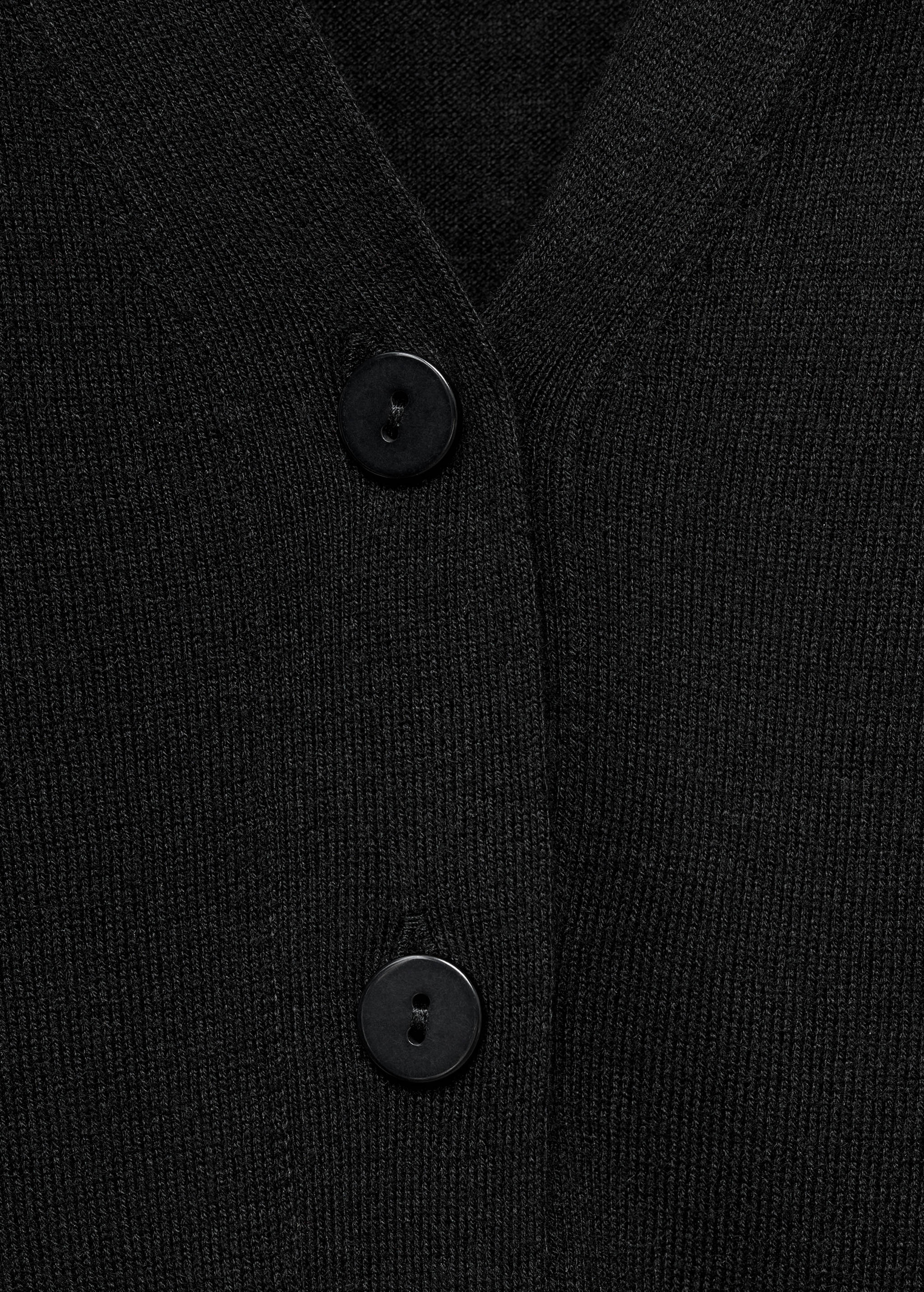 V-neck knitted cardigan - Details of the article 8