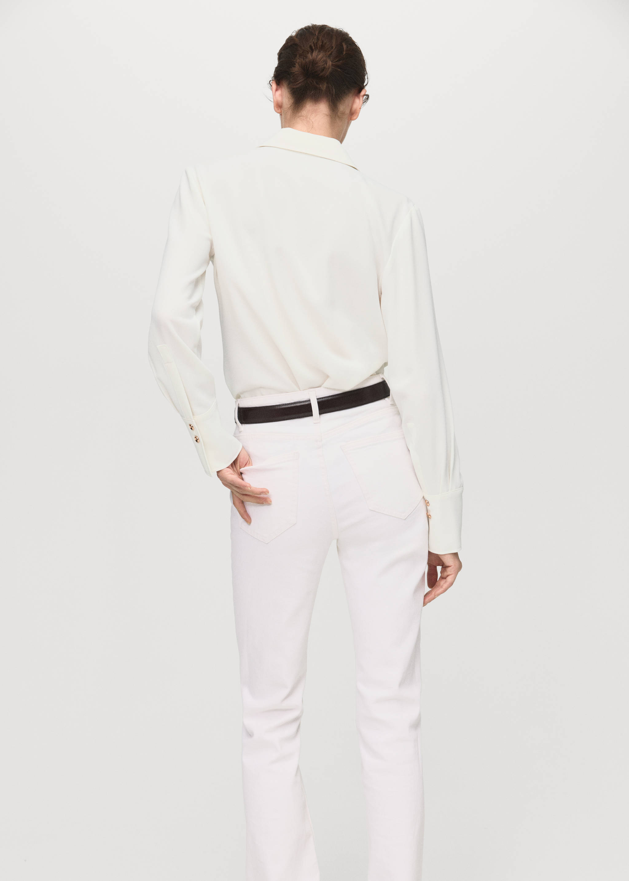 Camisa com botões de joia - Verso do artigo