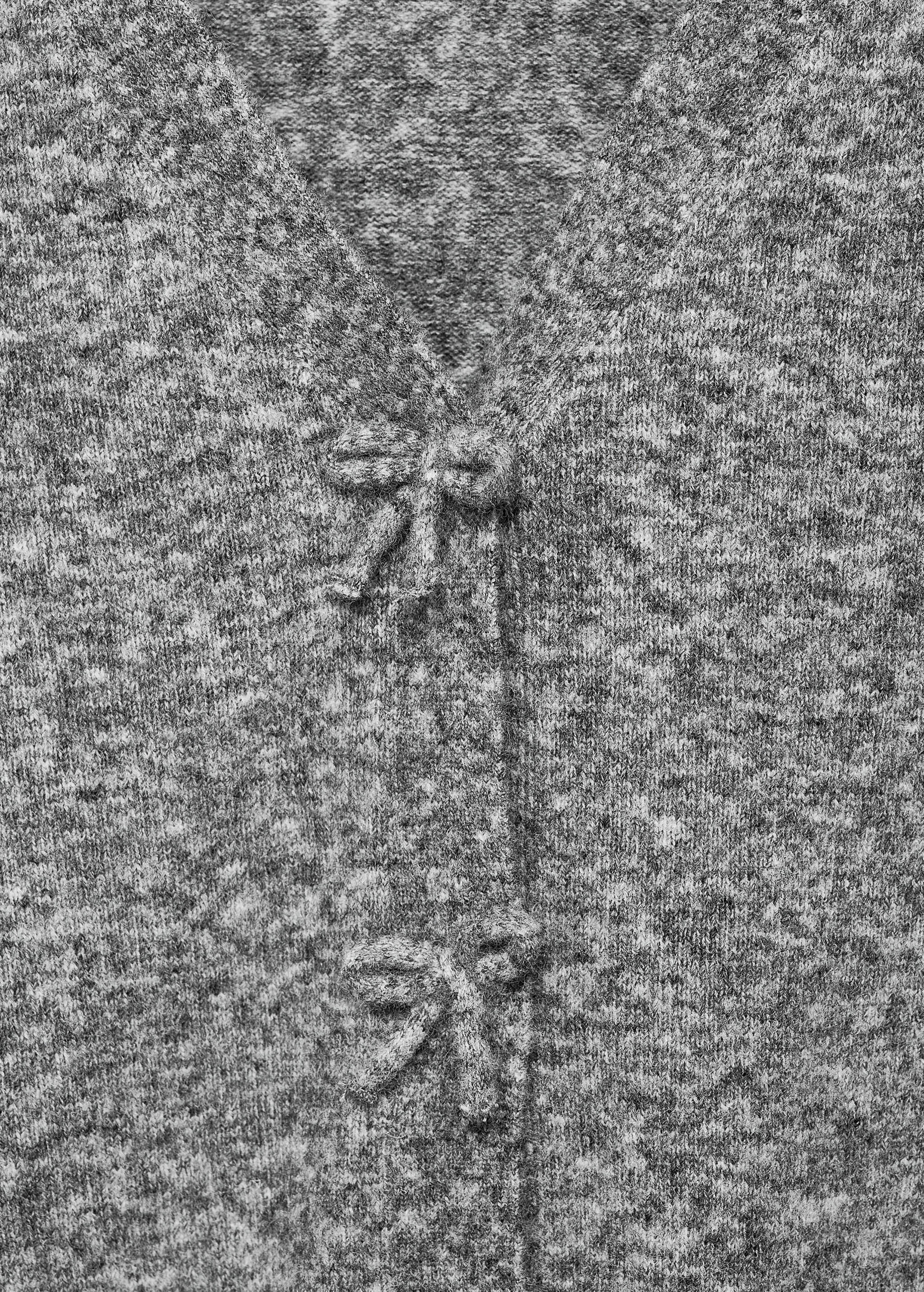 Cardigan col en V laine mélangée - Détail de l'article 8