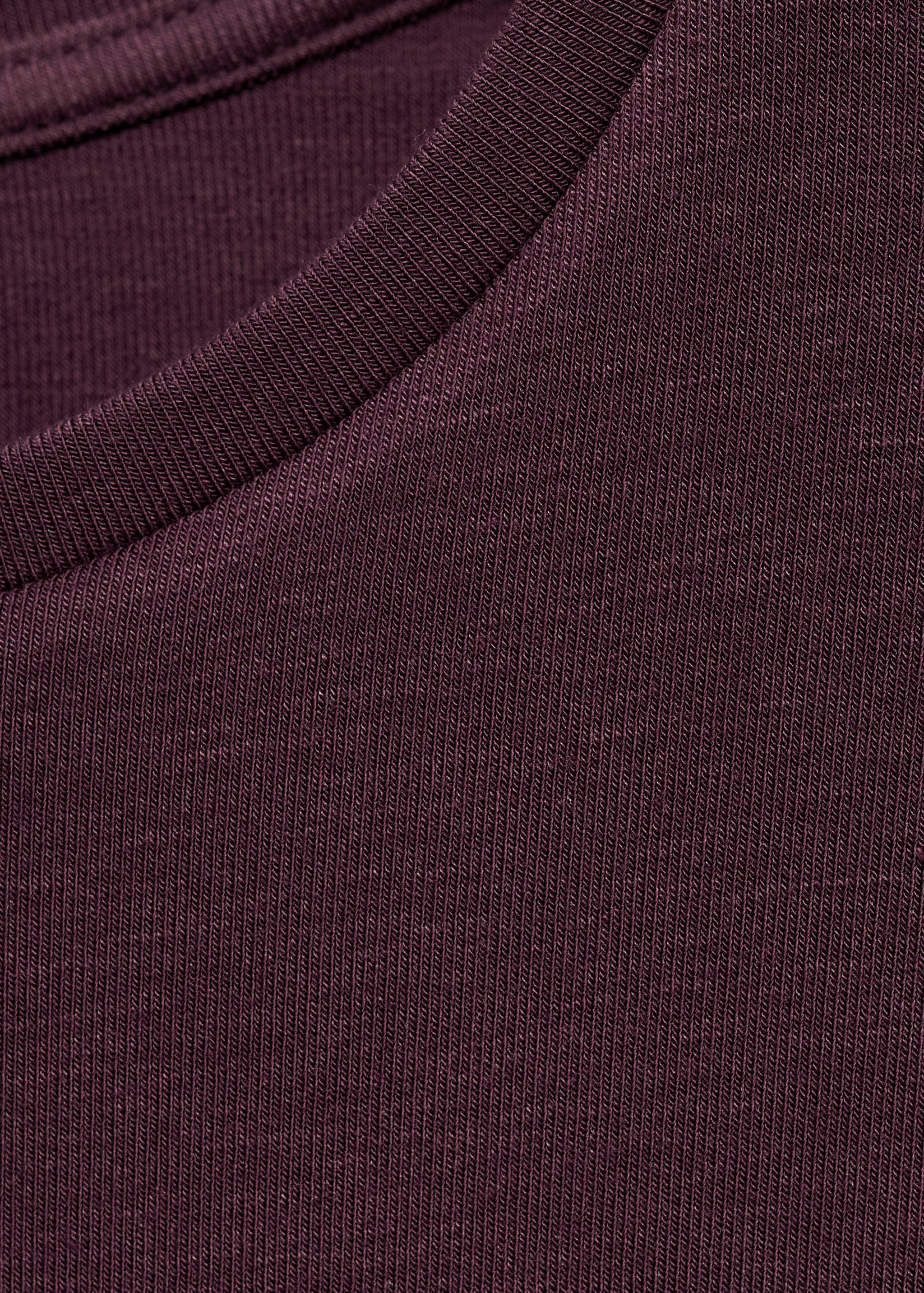 تي شيرت بأكمام طويلة ورقبة دائرية - تفاصيل المنتج 8