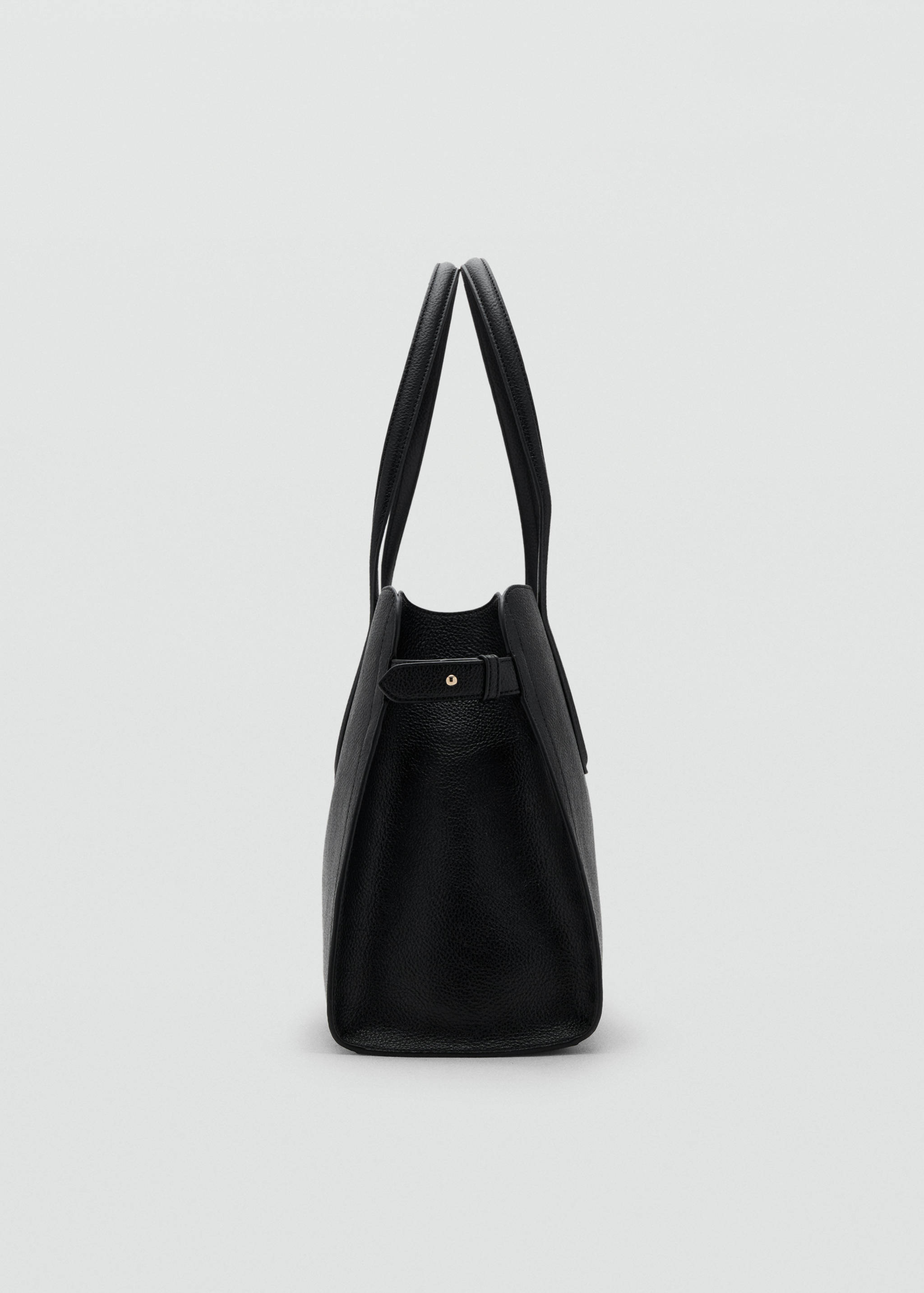 Medium bag with beaten leather effect - Reverse of the article