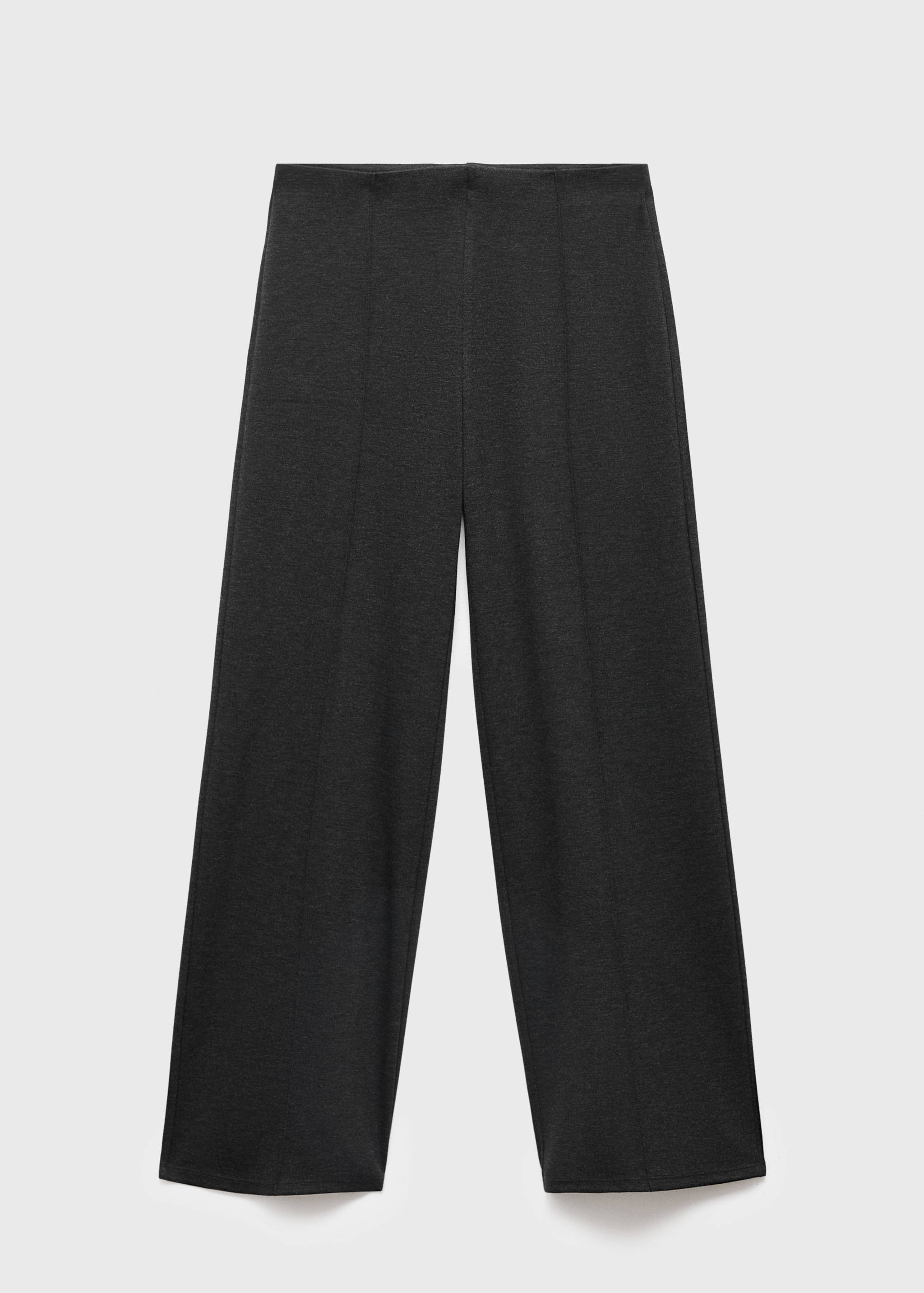 Straight-fit pants with elastic waist - Article without model
