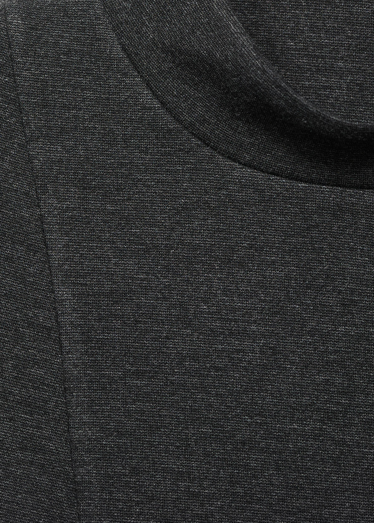 Dress with perkins collar and stitching detail — Grey