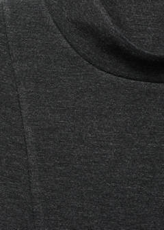 Dress with perkins collar and stitching detail — Grey 7