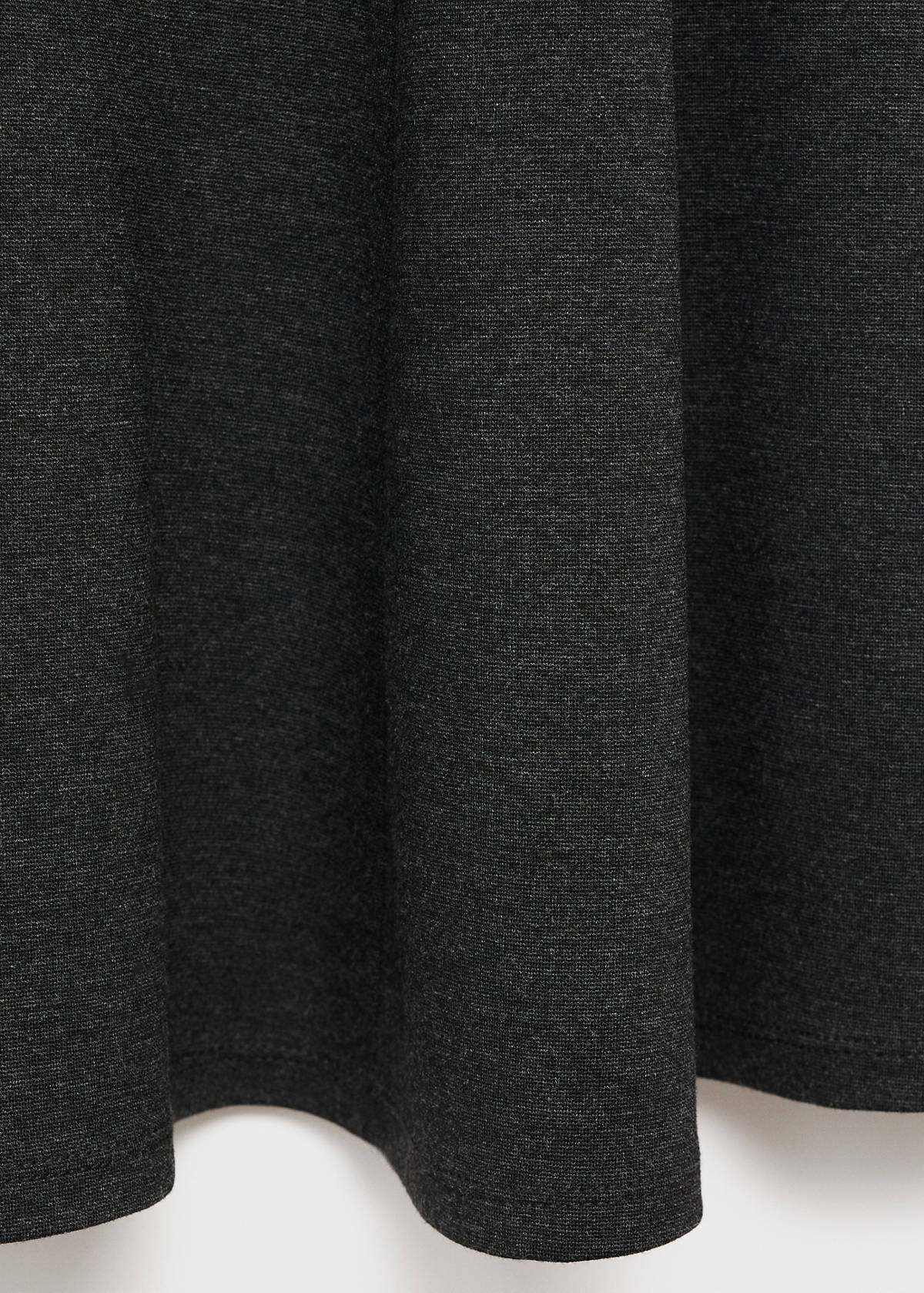 Dress with perkins collar and stitching detail — Grey