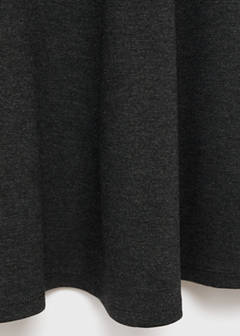 Dress with perkins collar and stitching detail — Grey 8