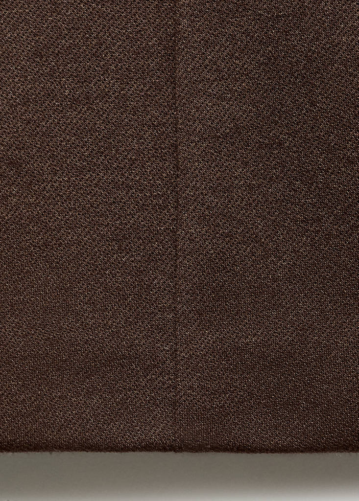Sleeveless top with stitching detail — Medium Brown