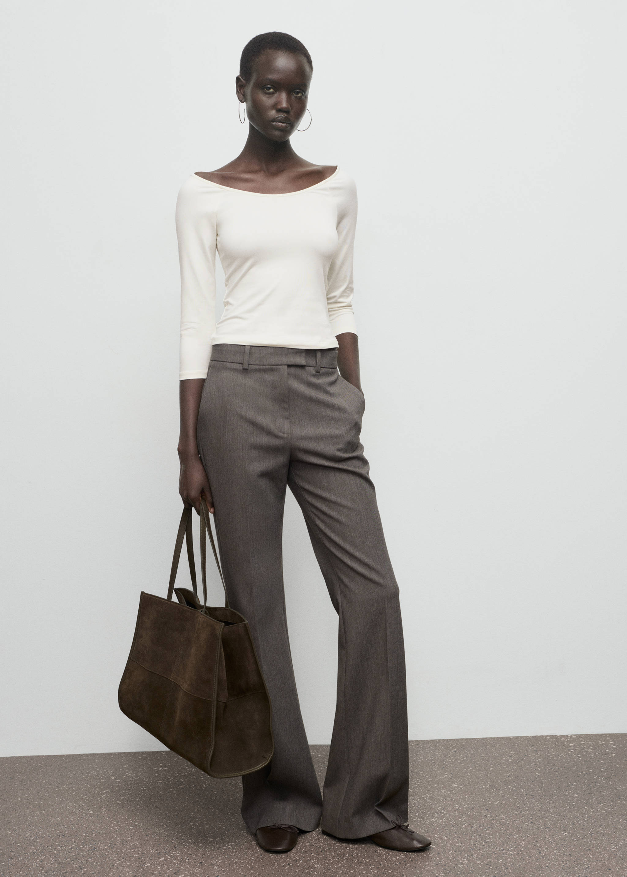 Three-quarter sleeve t-shirt - General plane