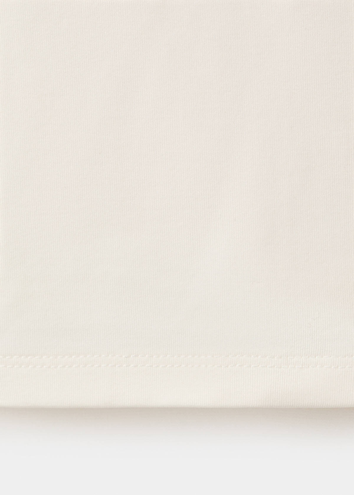 Three-quarter sleeve t-shirt — Ecru
