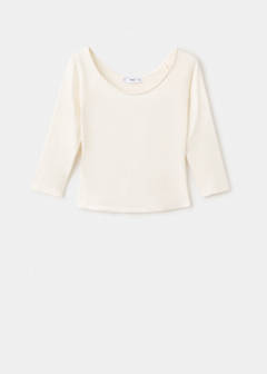 Three-quarter sleeve t-shirt — Ecru 5