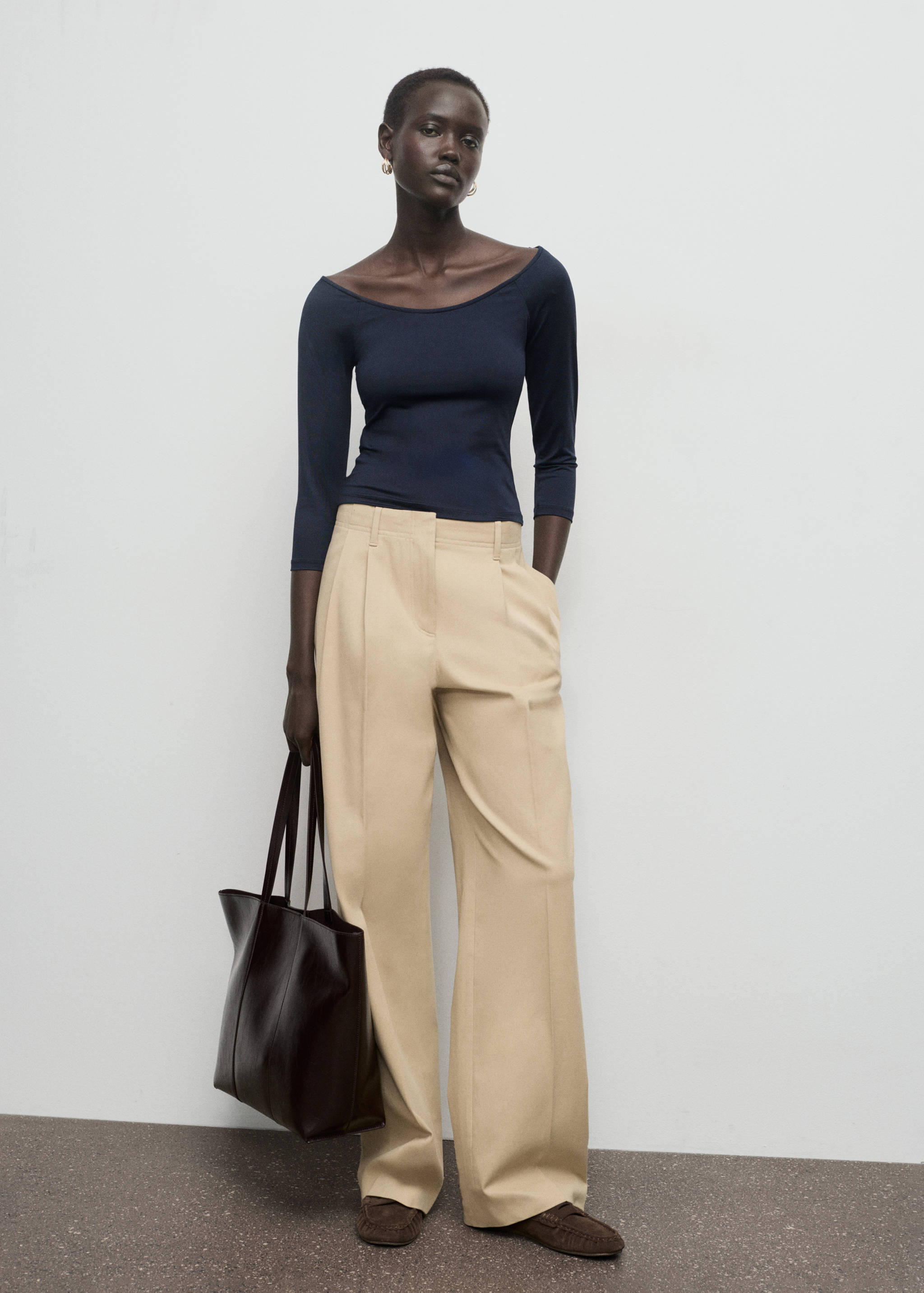 Three-quarter sleeve t-shirt - General plane