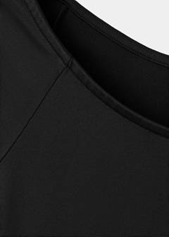 Three-quarter sleeve t-shirt — Black 7