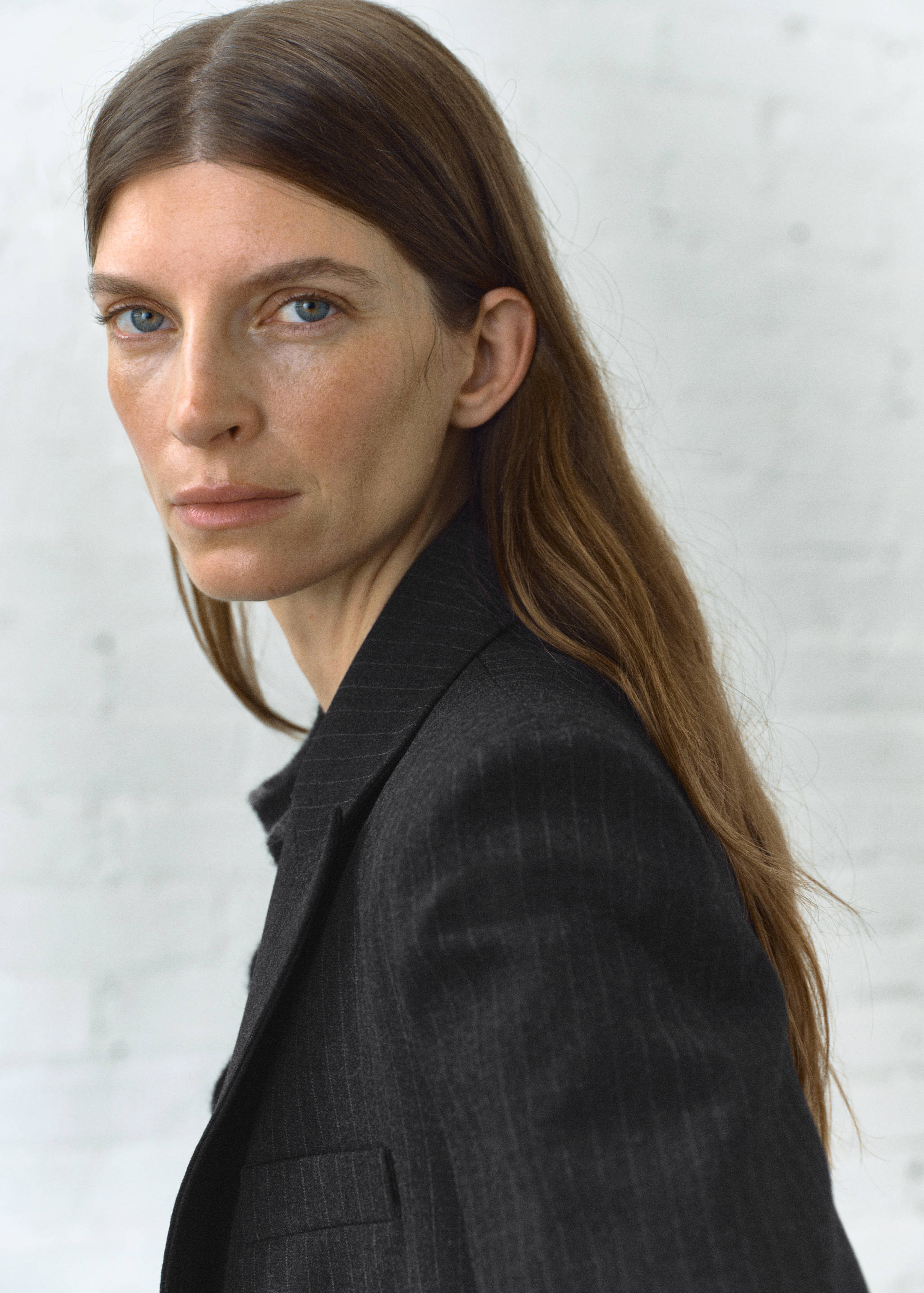 Pinstripe suit blazer - Details of the article 1