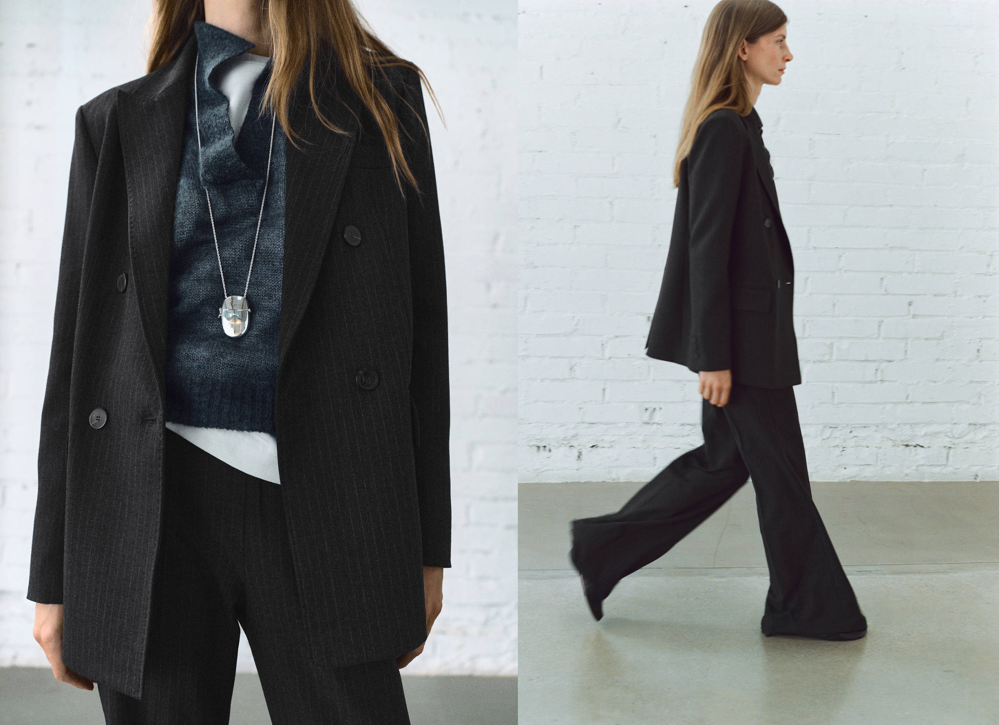 Blazer traje raya diplomática - Plano panorámico