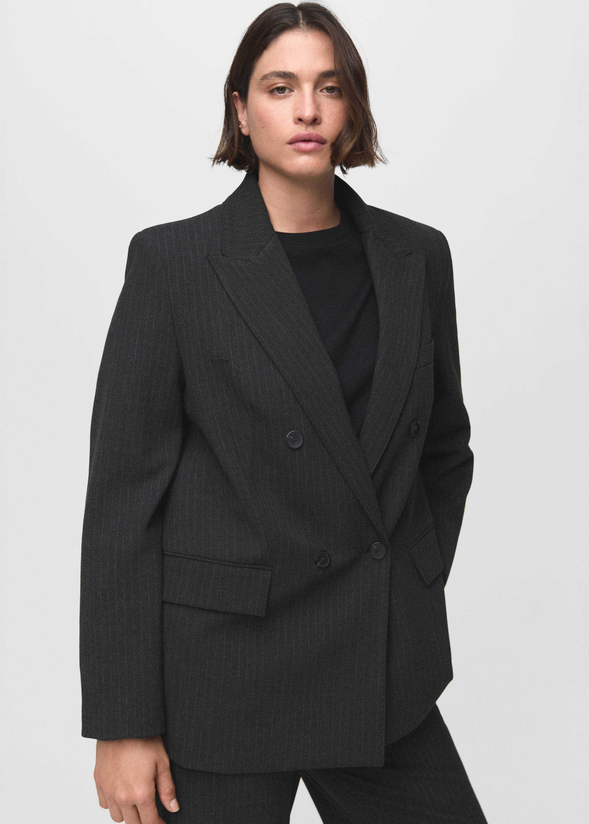 Pinstripe suit blazer - Details of the article 5