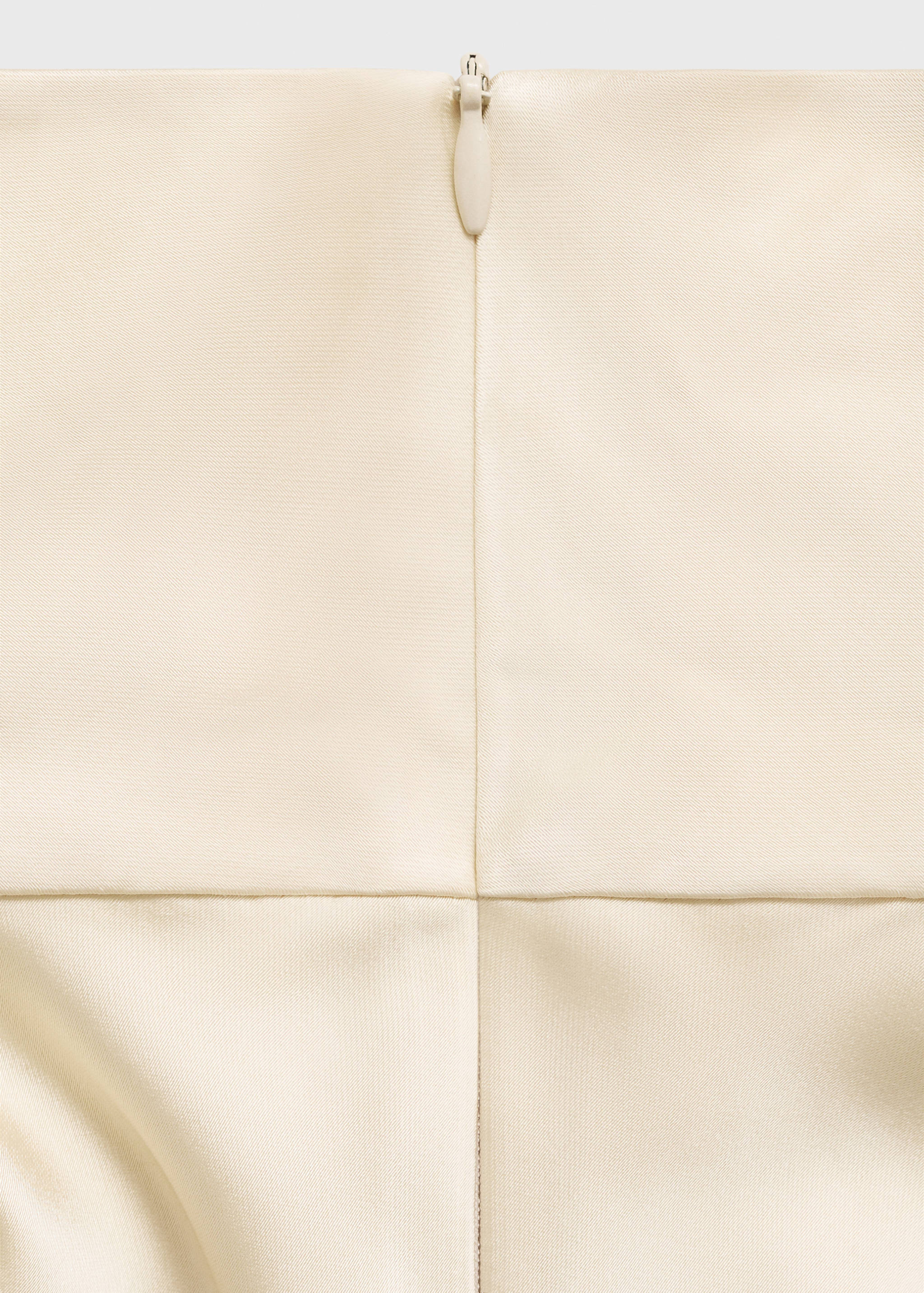 High-neck satin blouse - Details of the article 8