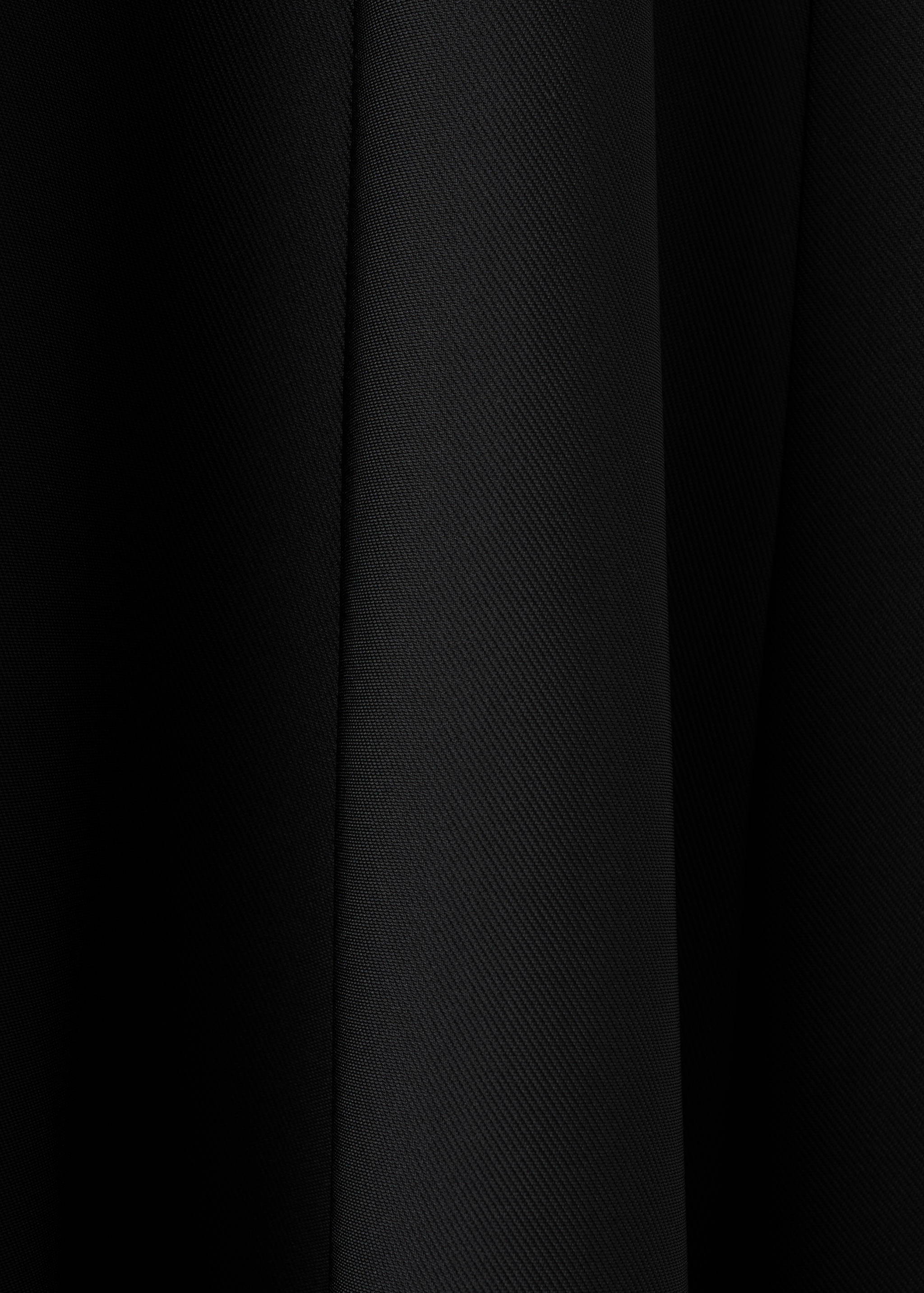 Halter-neck pleated dress - Details of the article 0