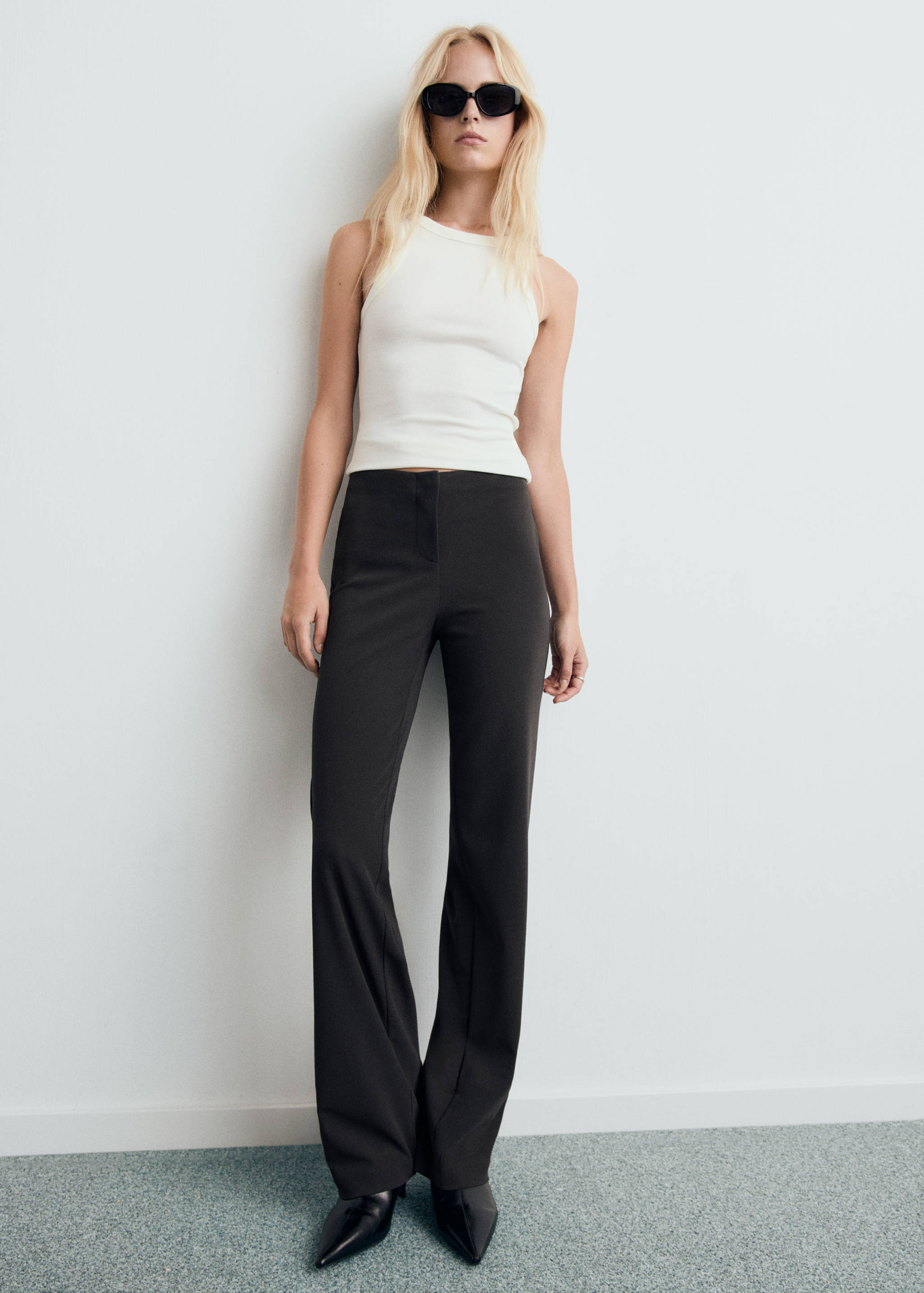 Seamless straight-leg suit pants - Details of the article 2