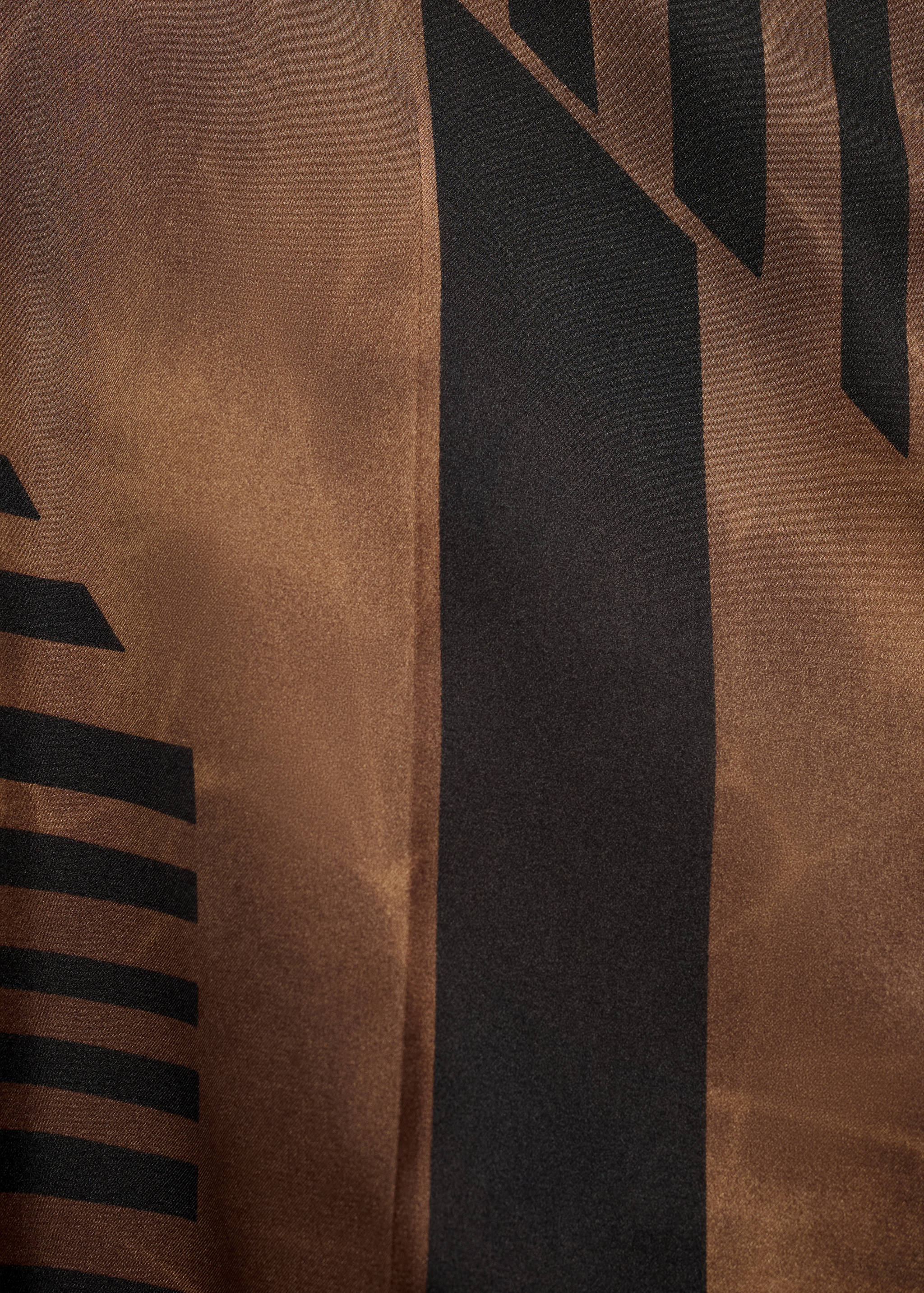 Satin striped trousers - Details of the article 8