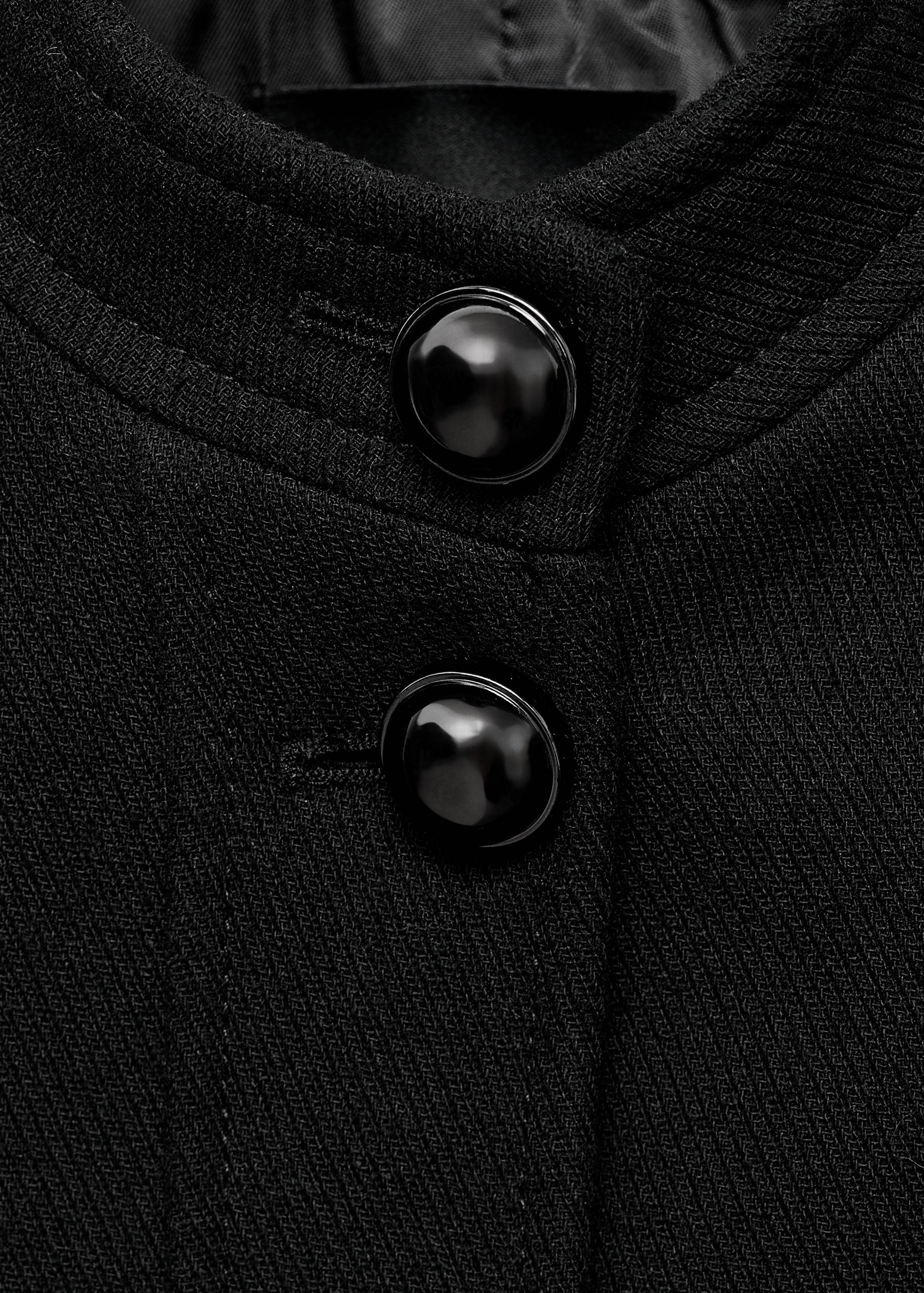 Chaqueta cuello tira botones joya - Detalle del artículo 0