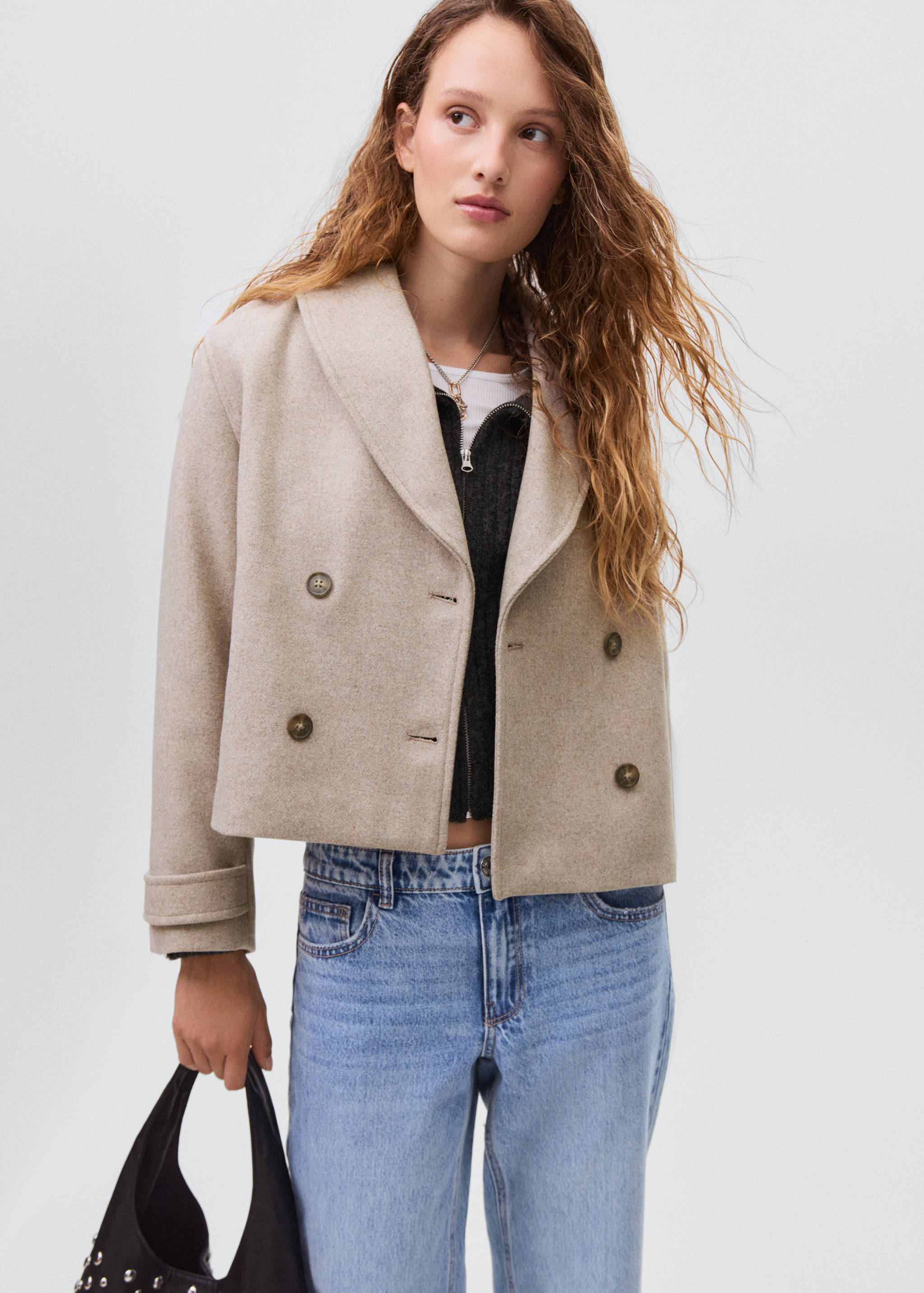 Wool fabric coat - Medium plane