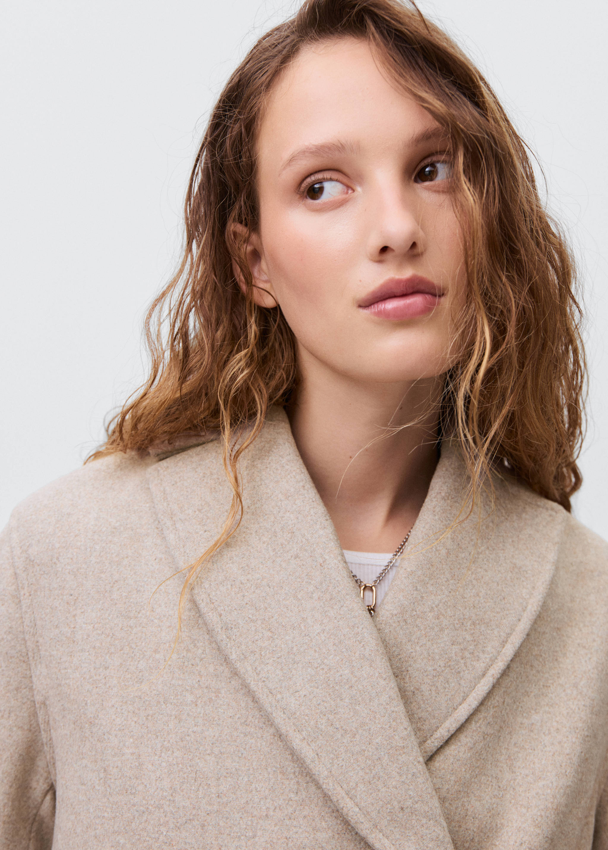 Wool fabric coat - Details of the article 1