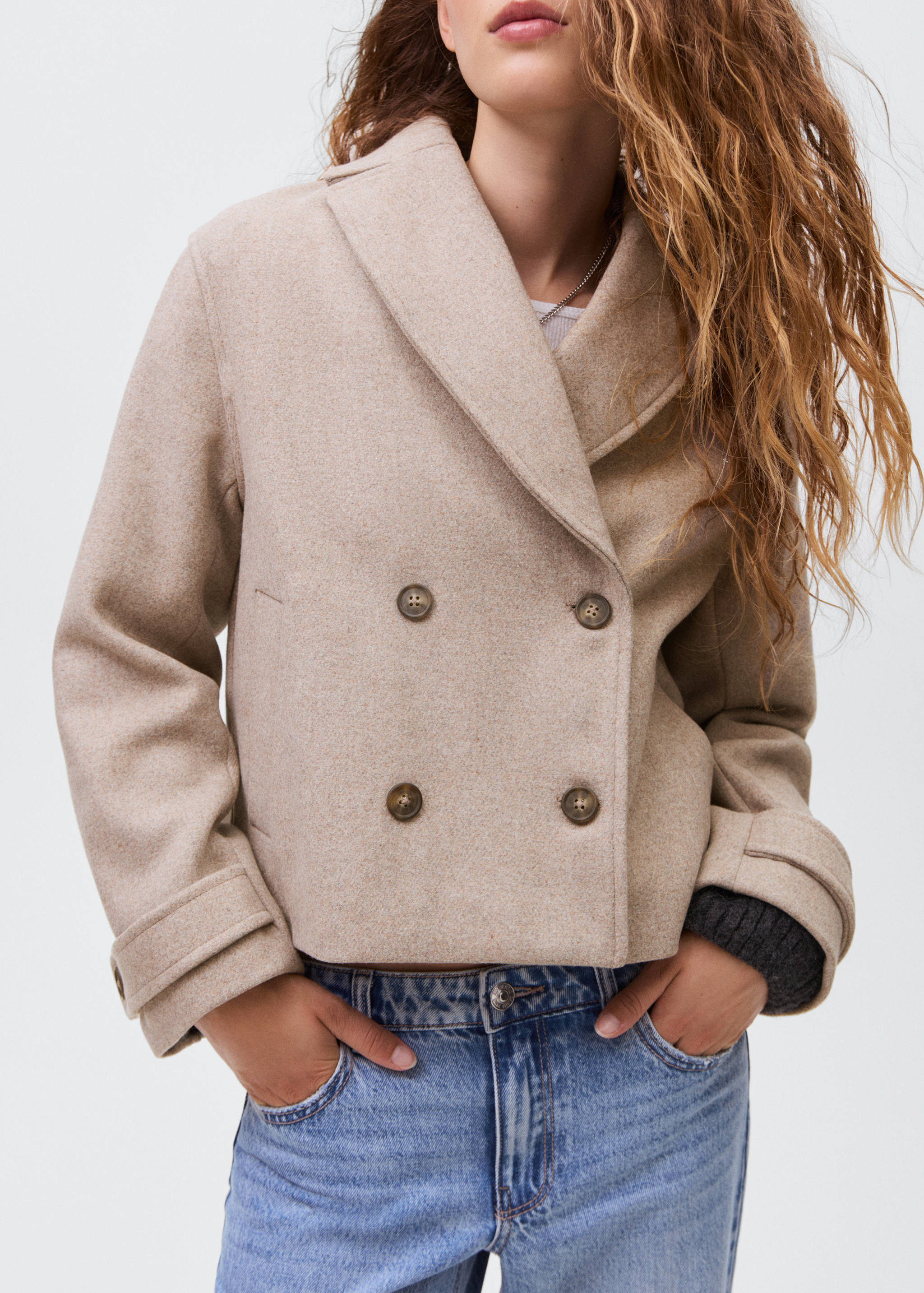 Wool fabric coat - Details of the article 6