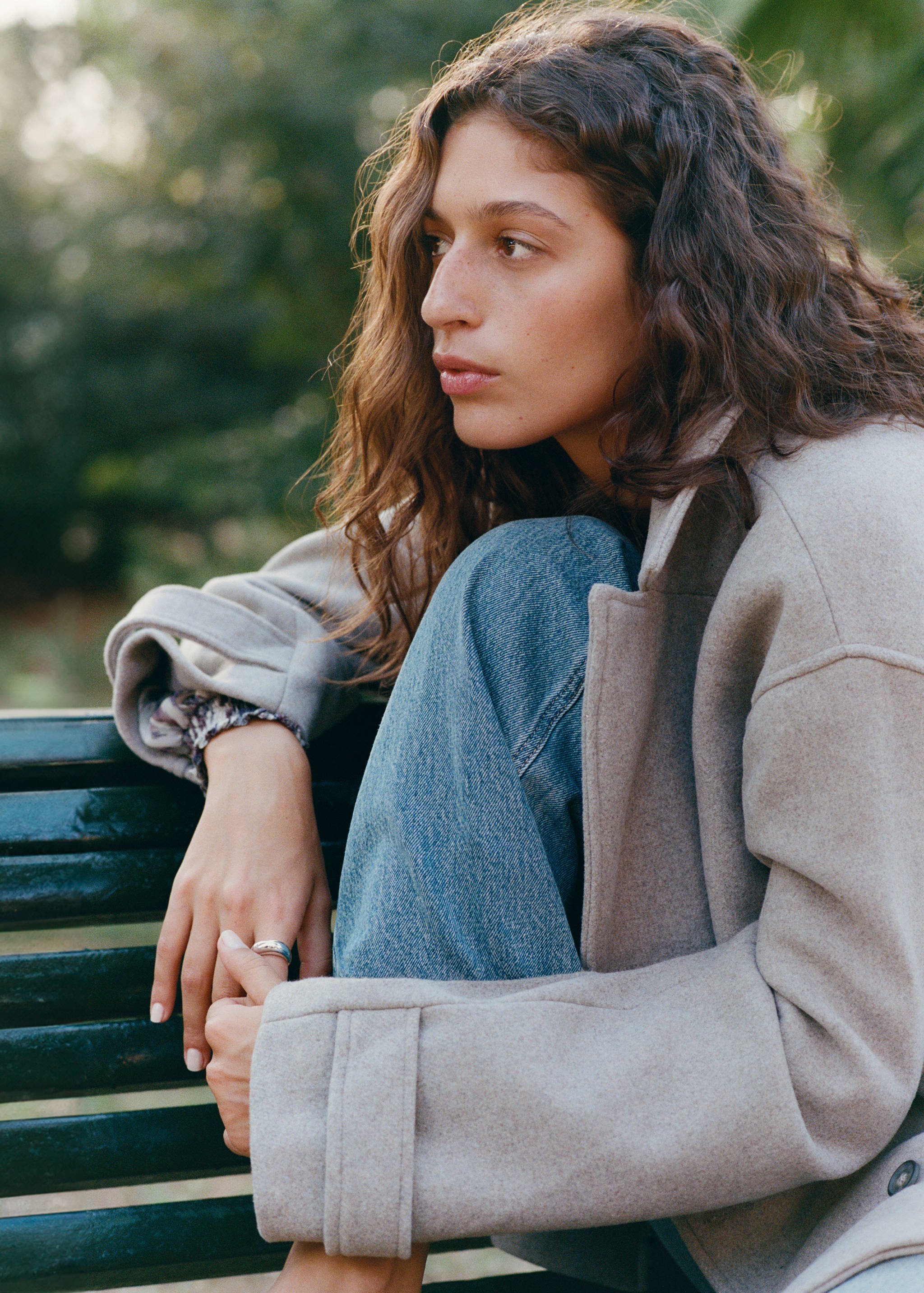 Wool fabric coat - Details of the article 5