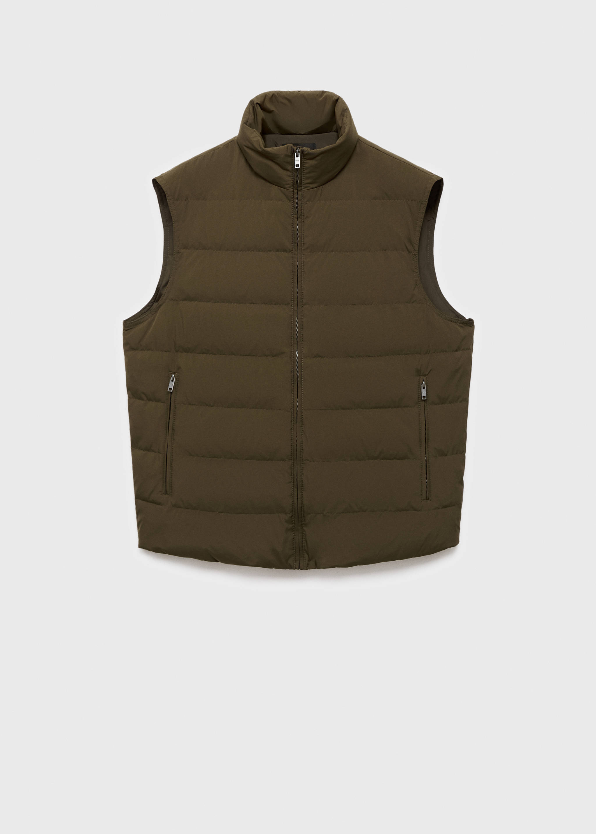 Packable down and feather padded gilet - Article without model