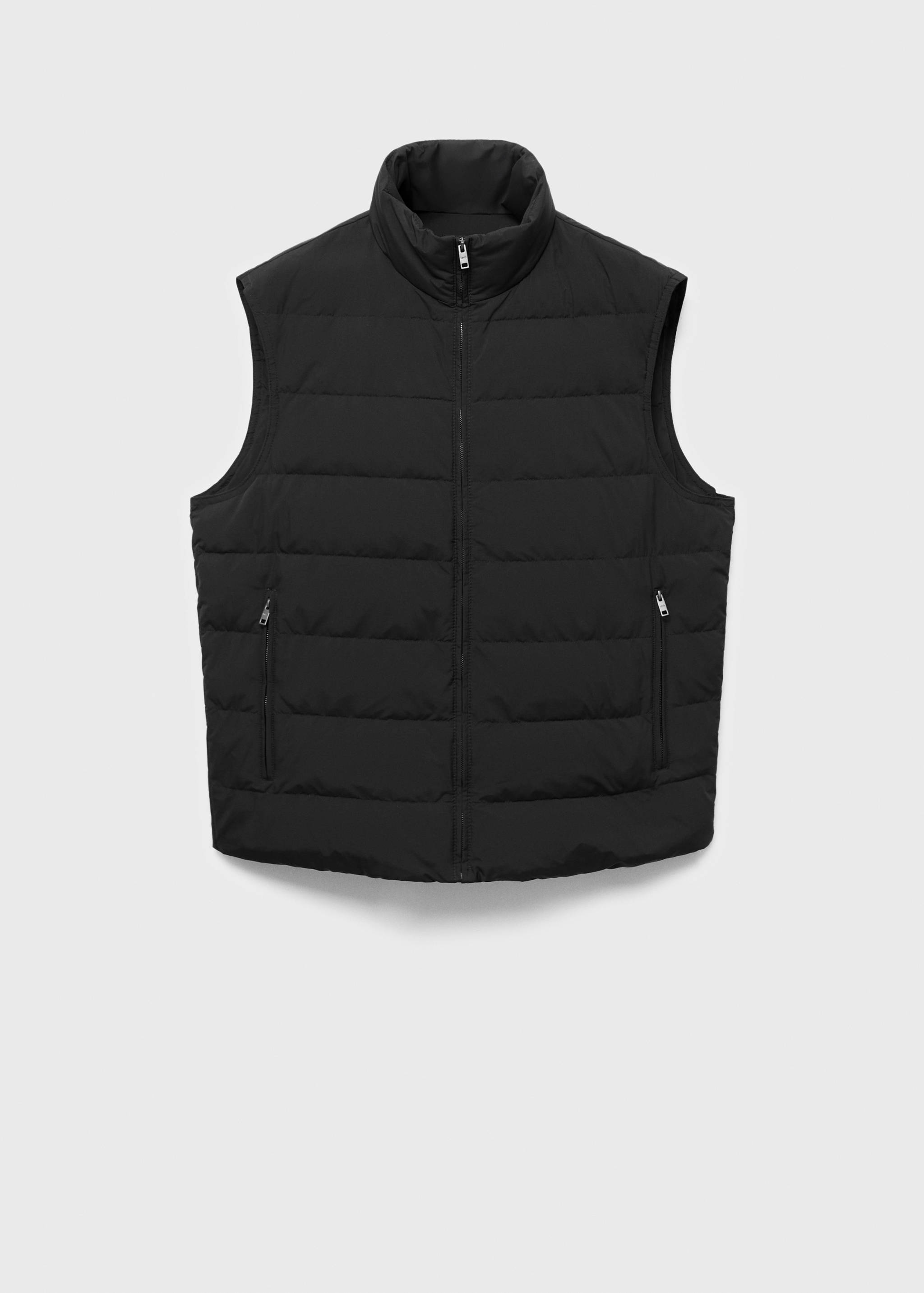Packable down and feather padded gilet - Article without model