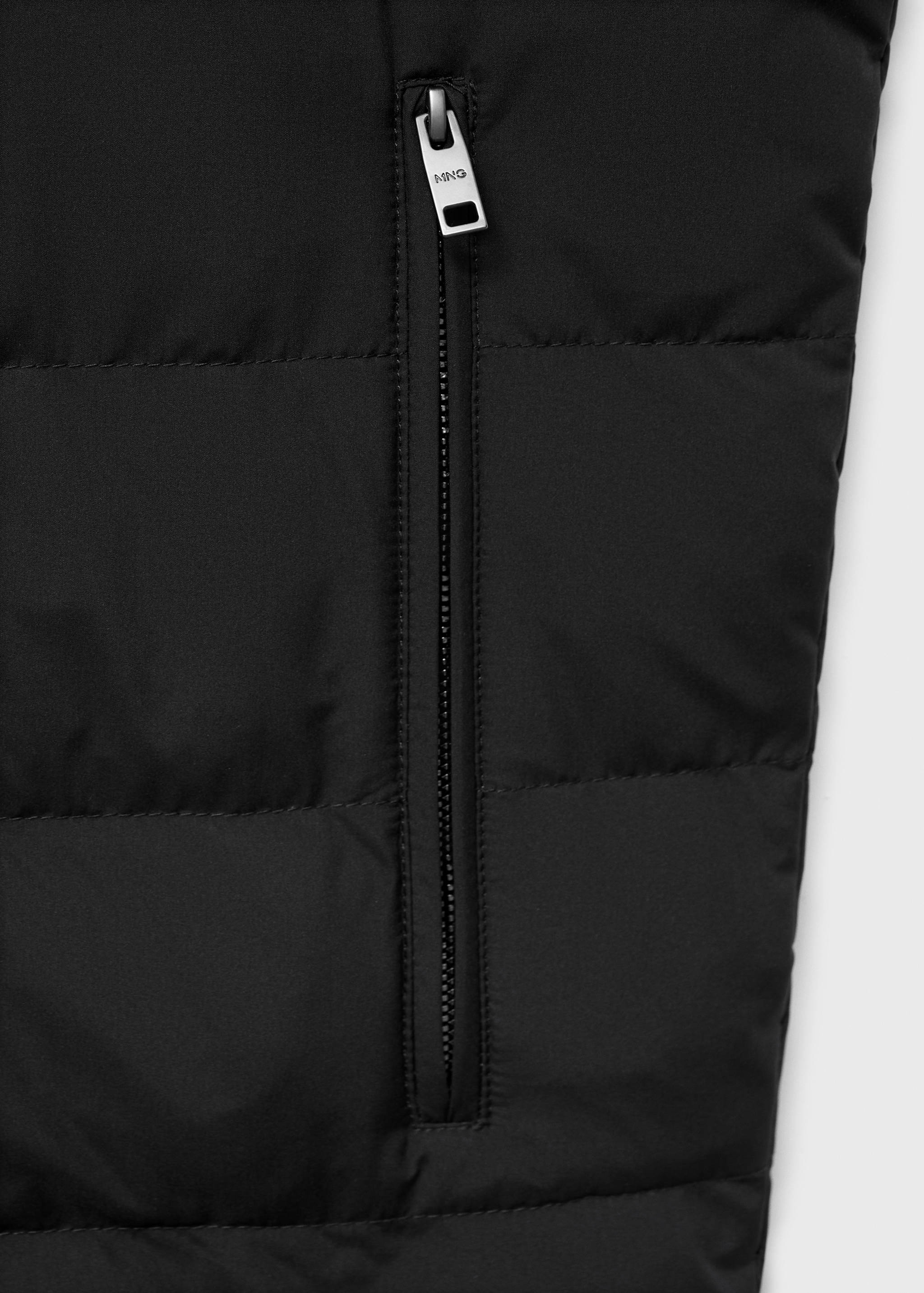Packable down and feather padded gilet - Details of the article 0