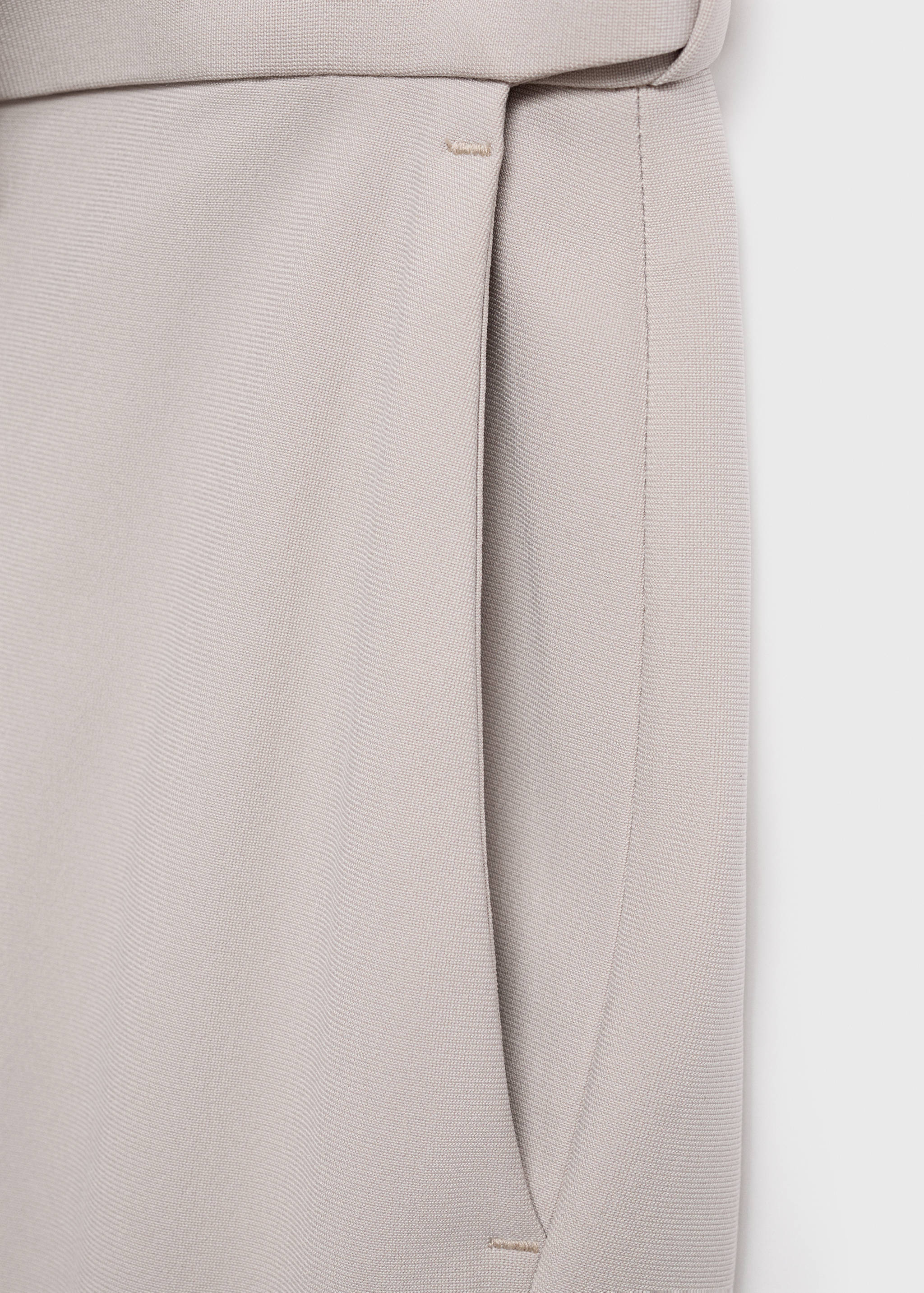 Zurich slim-fit Thermolite® suit trousers - Details of the article 0
