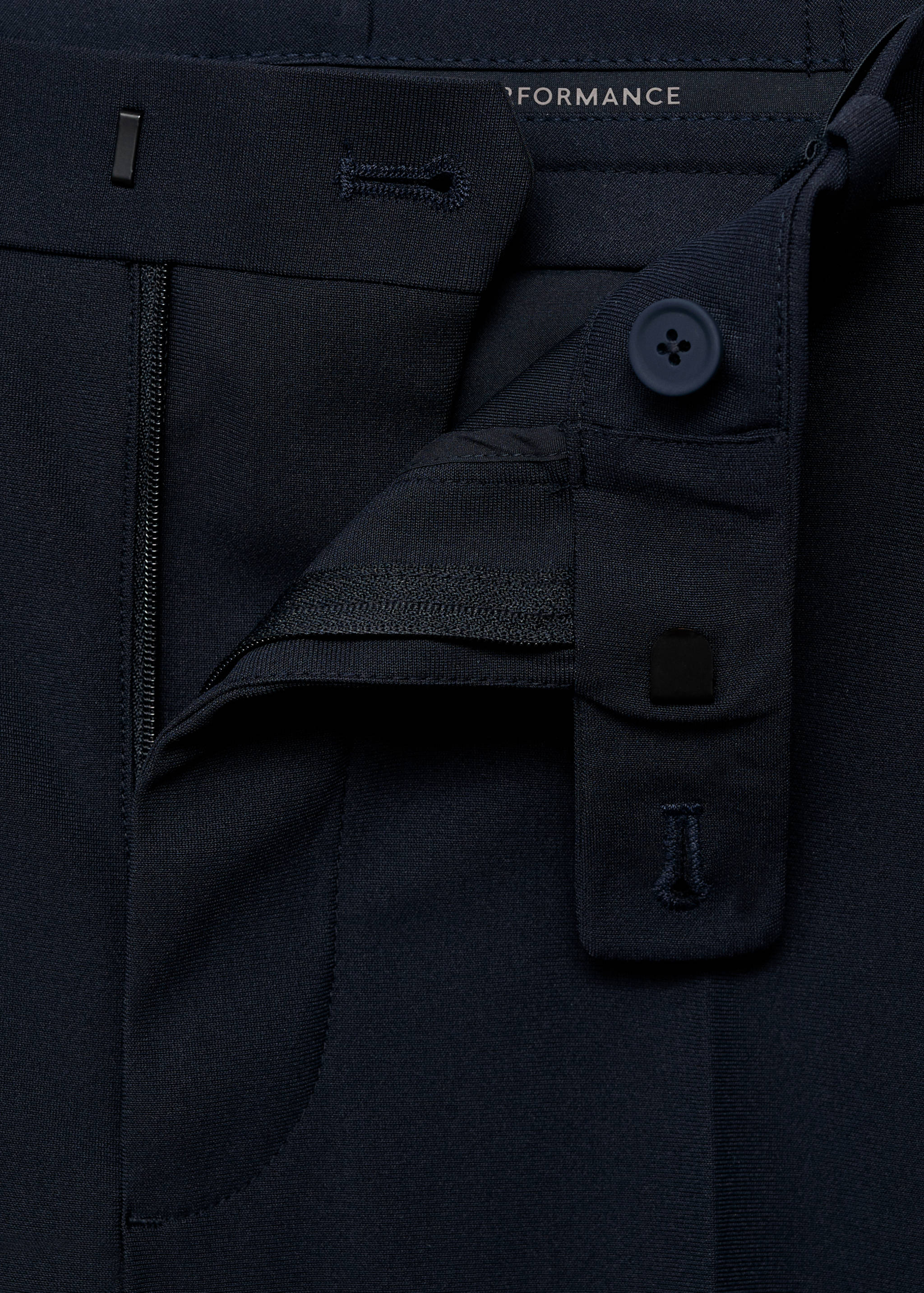 Zurich slim-fit Thermolite® suit trousers - Details of the article 0