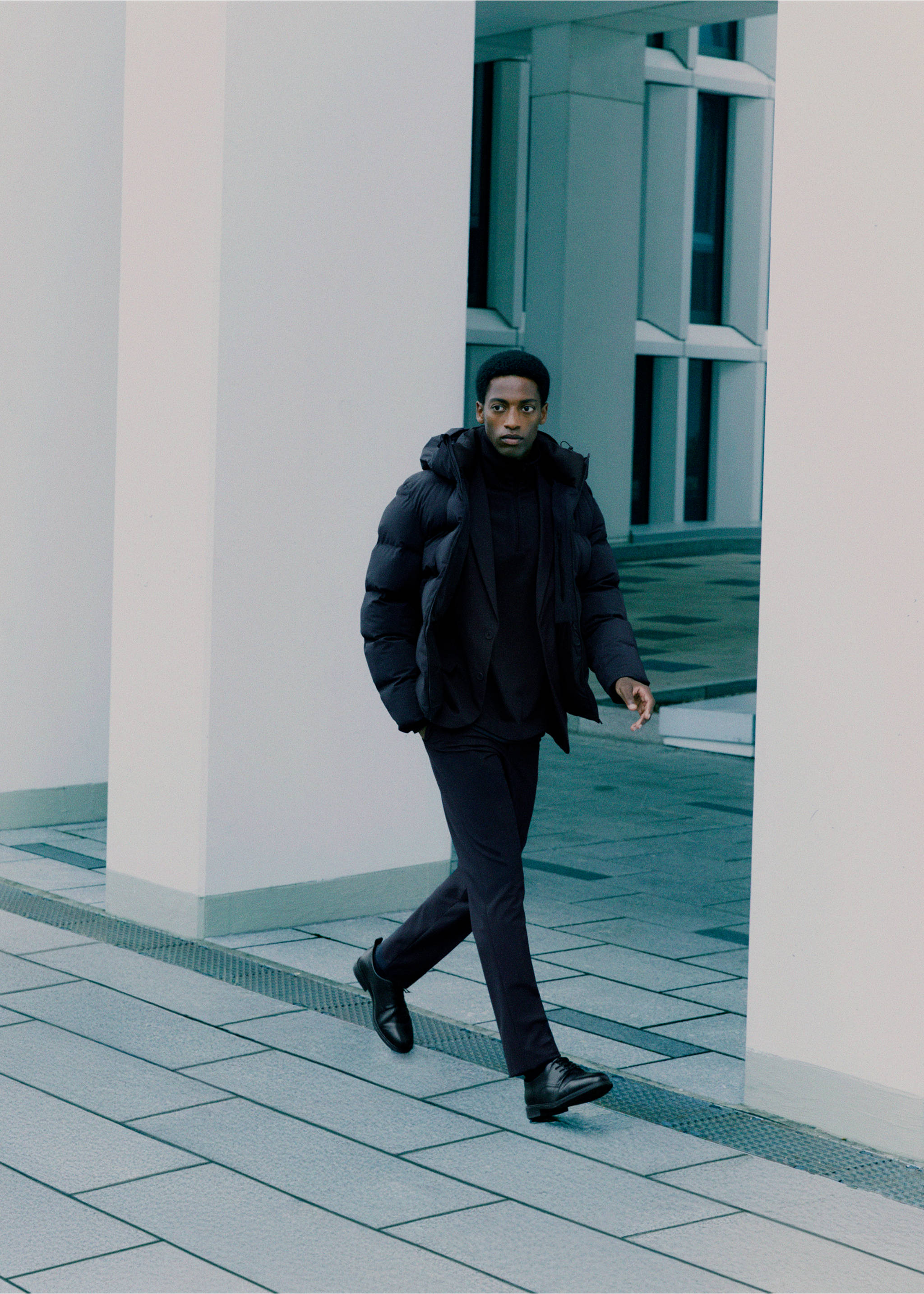 Pantalón traje Zurich slim fit Thermolite® - Detalle del artículo 5, Azul marino. Ref: 17065970-00.