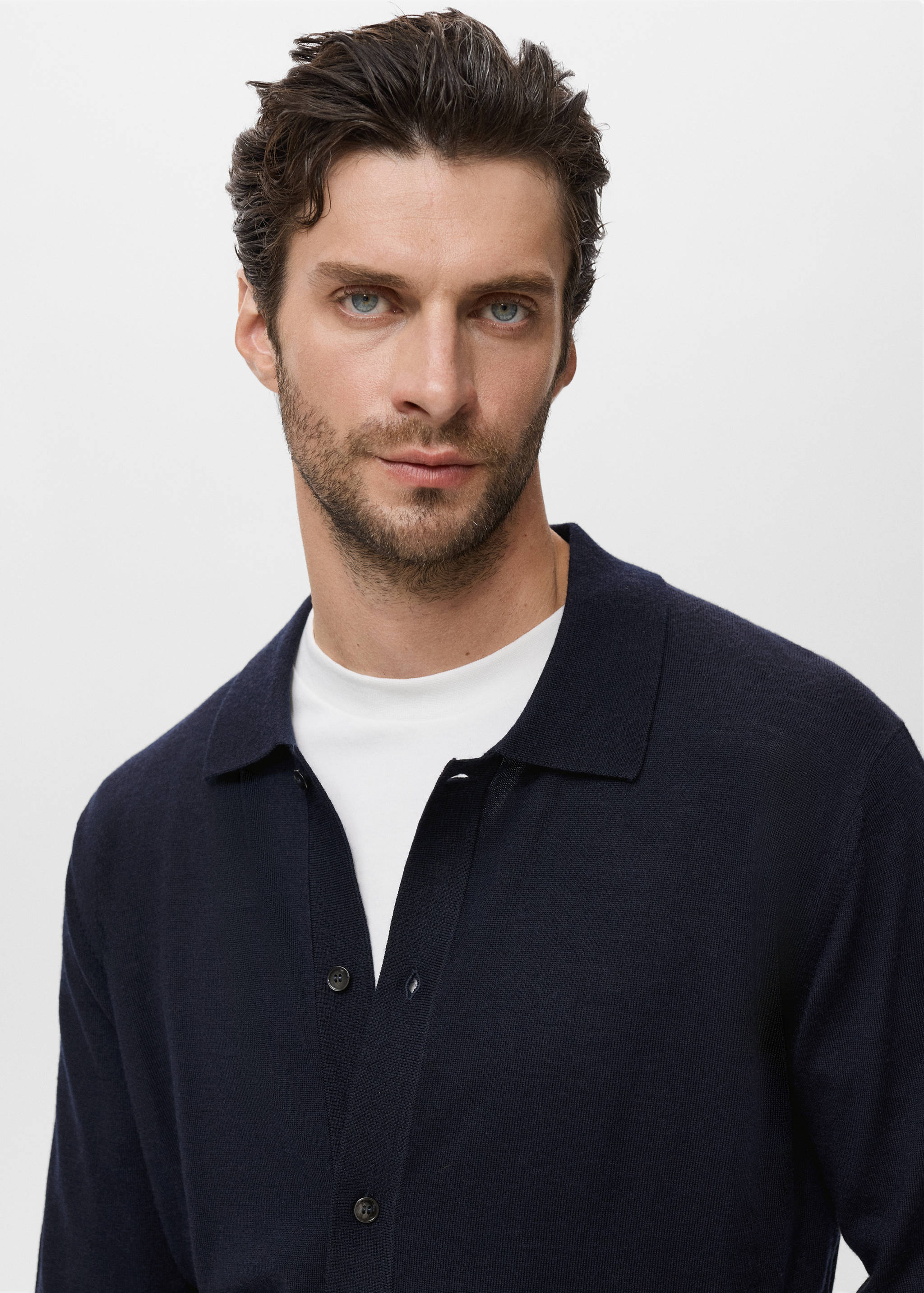 Cárdigan 100% lana merino - Detalle del artículo 1