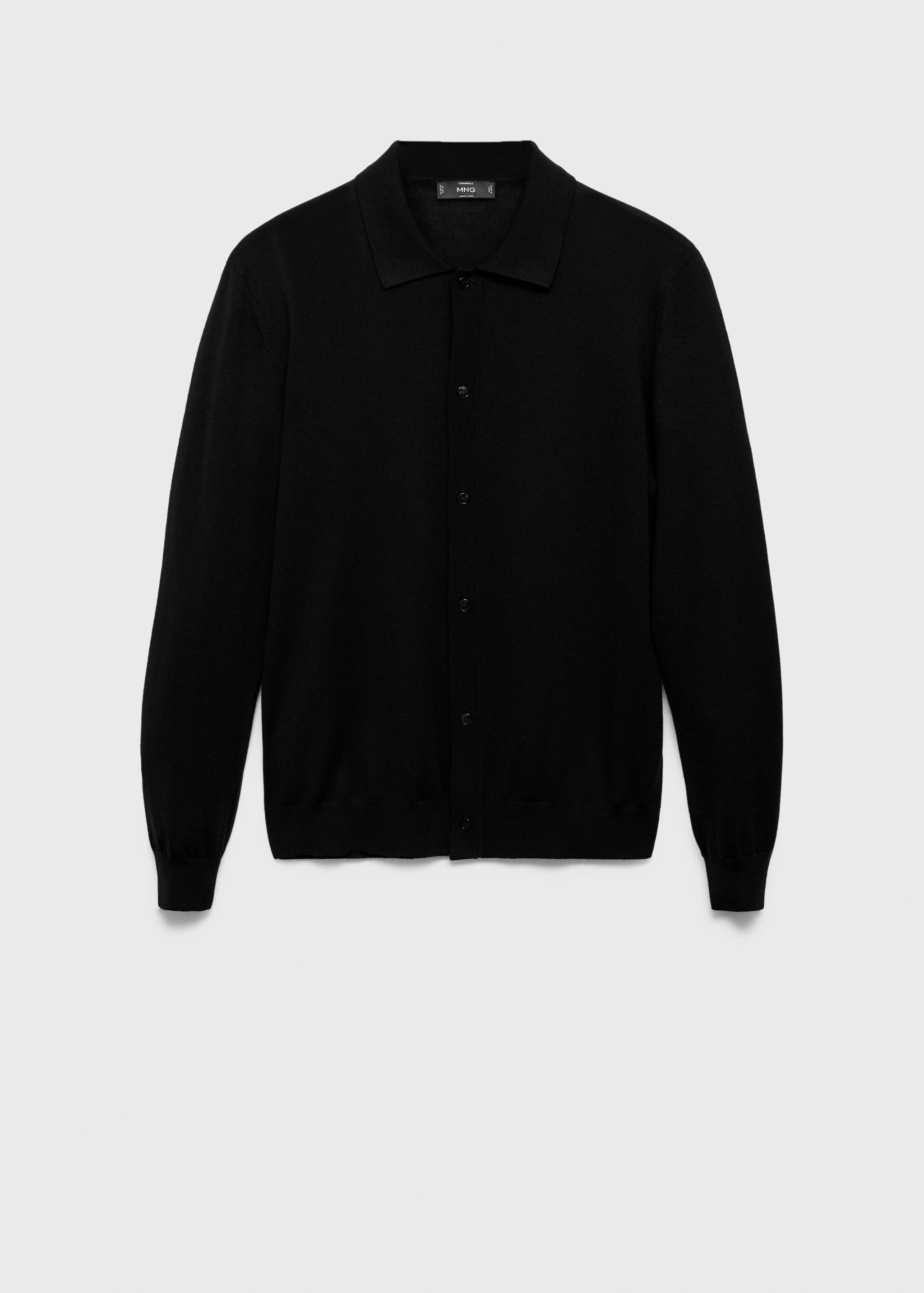 Cárdigan 100% lana merino - Artículo sin modelo