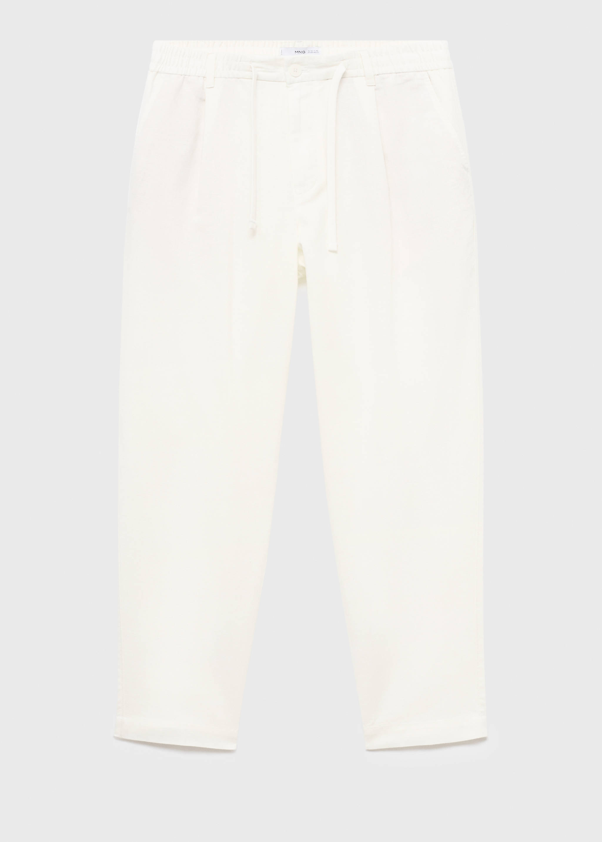Slim-fit pants with drawstring - Article without model
