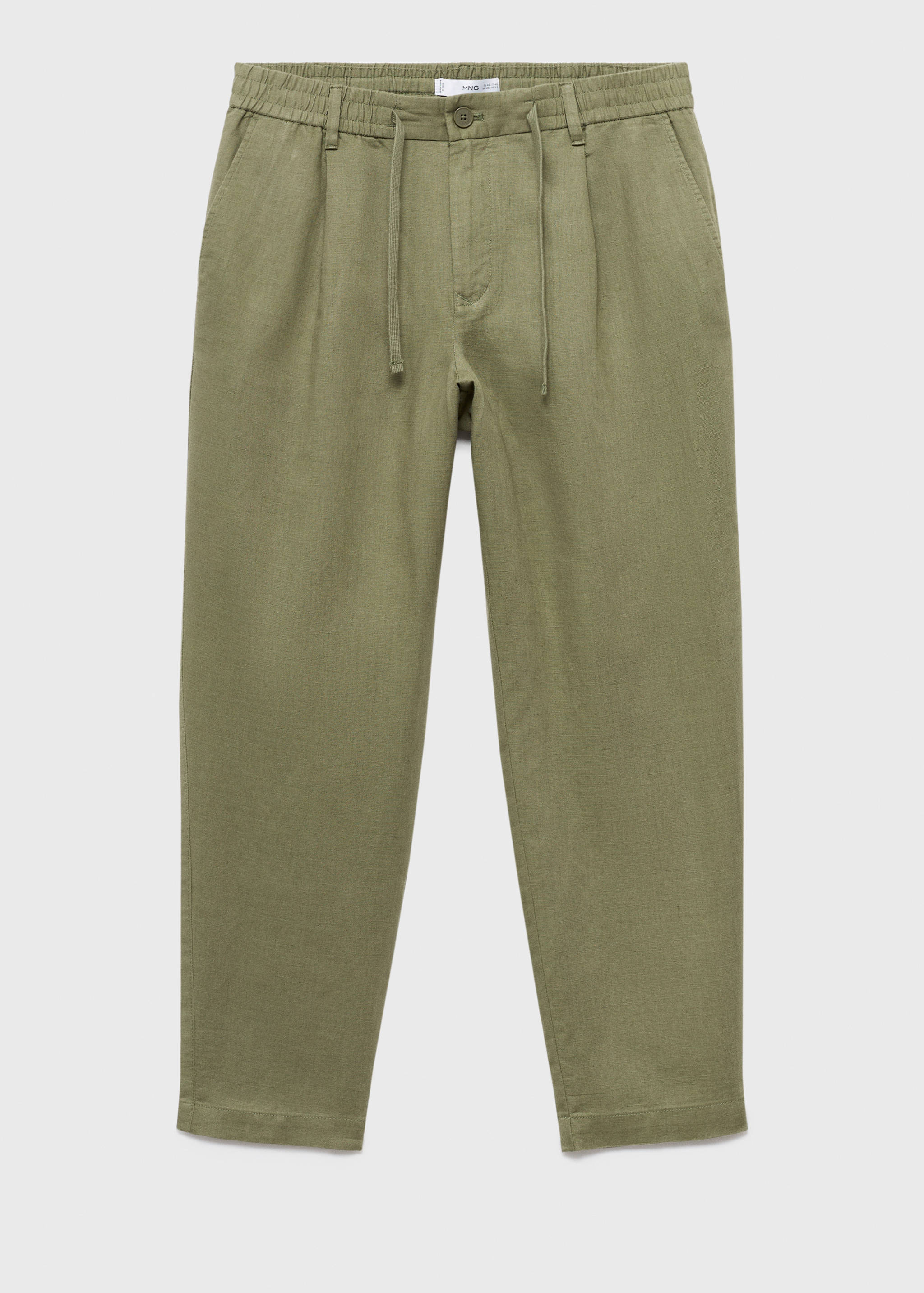 Slim-fit pants with drawstring - Article without model