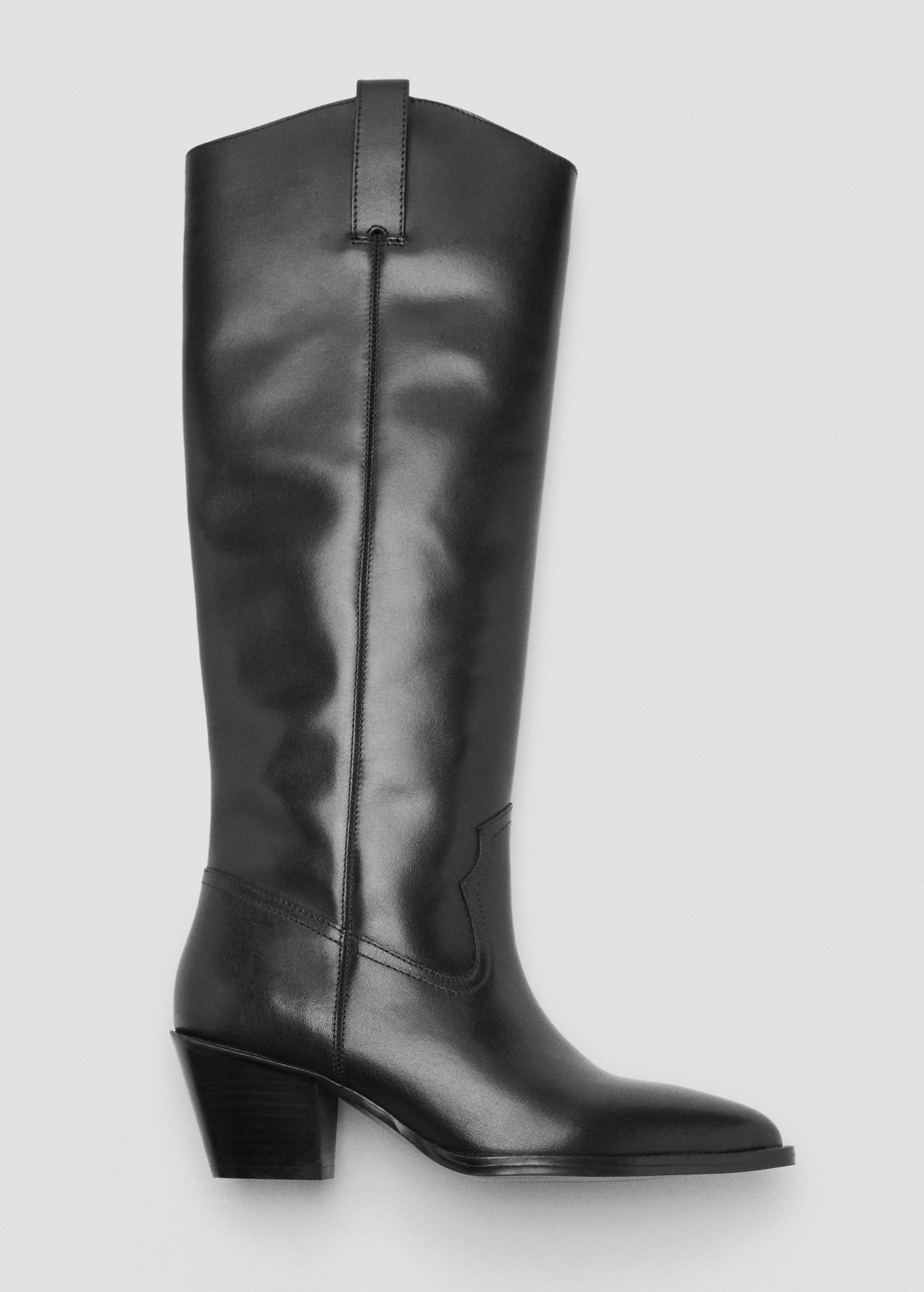 Heeled leather boots - Details of the article 4