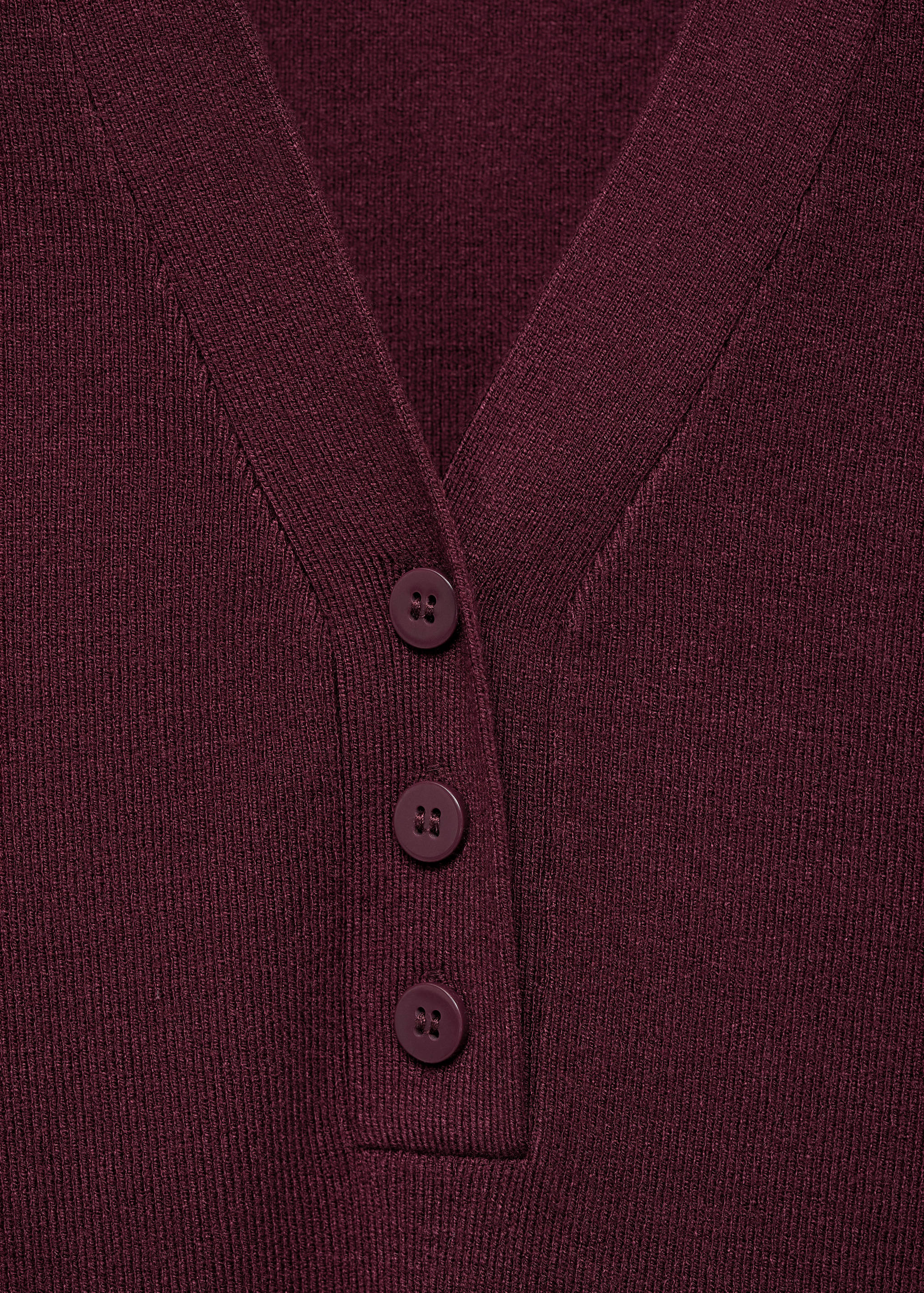 Fine-knit sweater with shirt collar - Details of the article 8