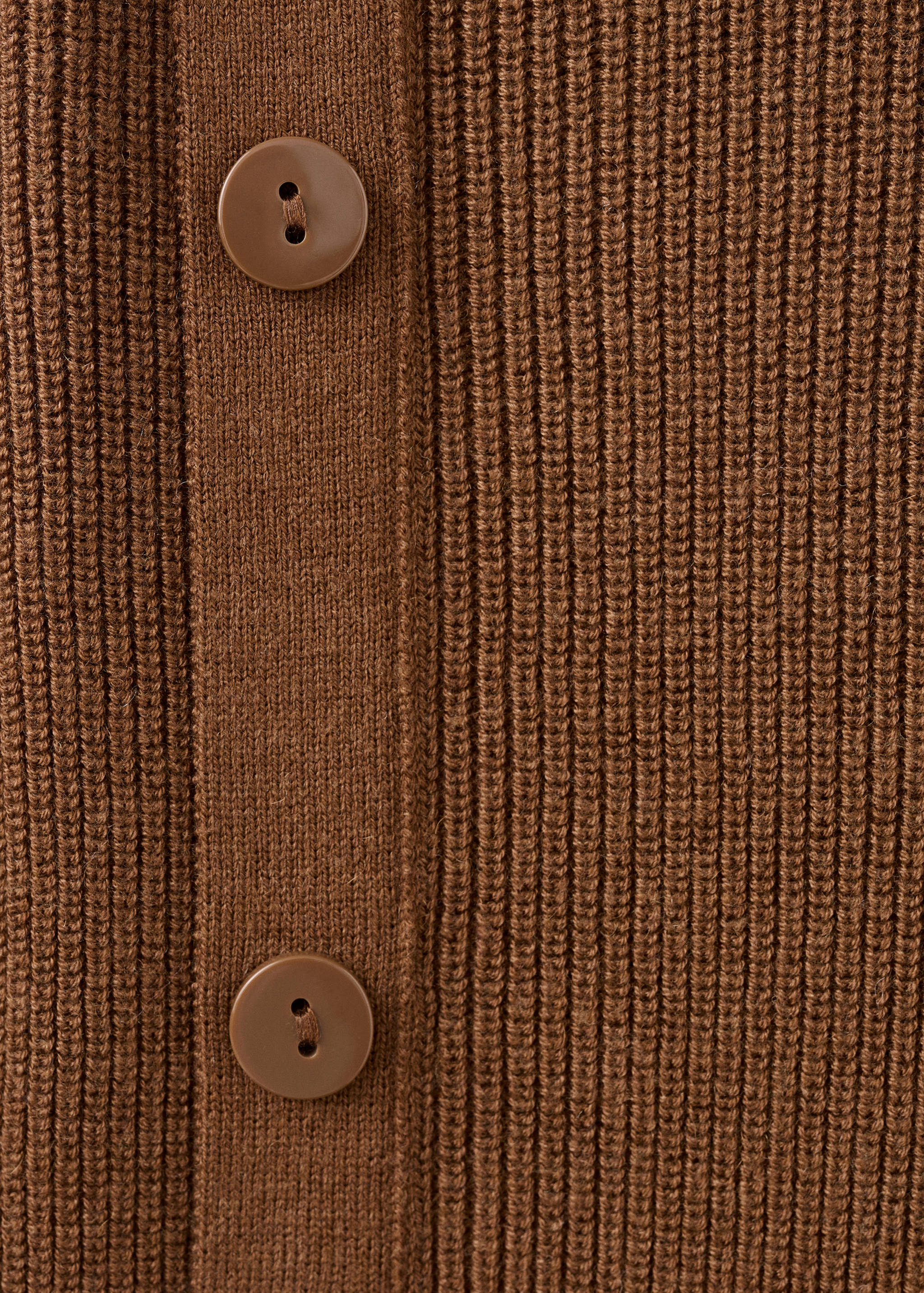 Sweater kerah asimetris dengan kancing - Rincian barang 0