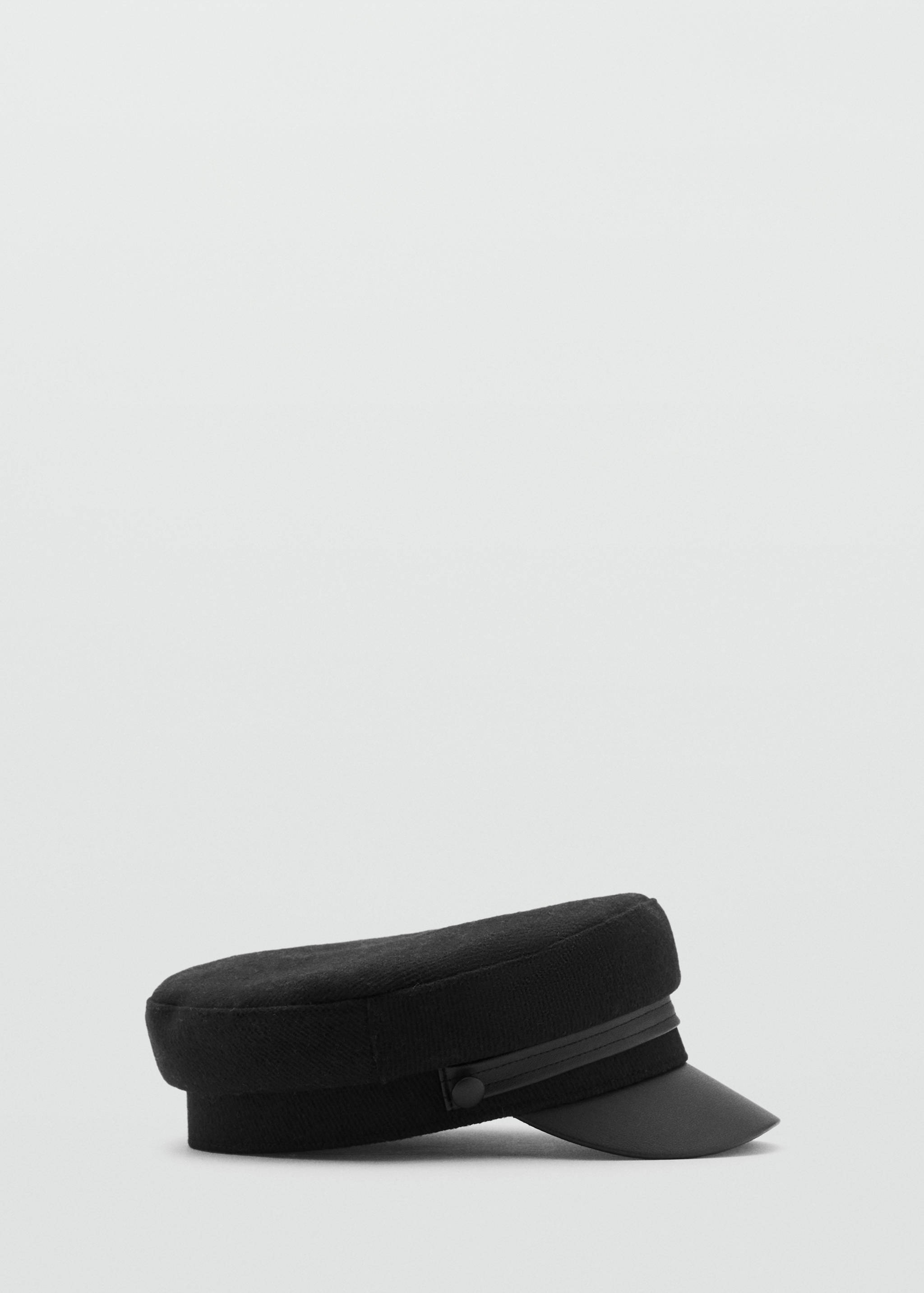 Wool-blend baker boy cap - Article without model