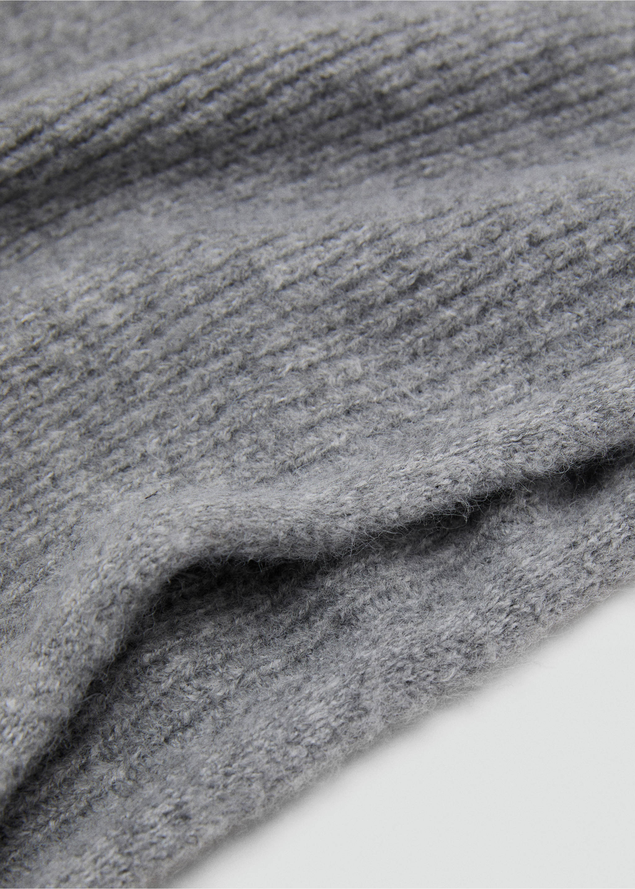 Knitted balaclava - Medium plane, Grey. Ref: 17065994-00.