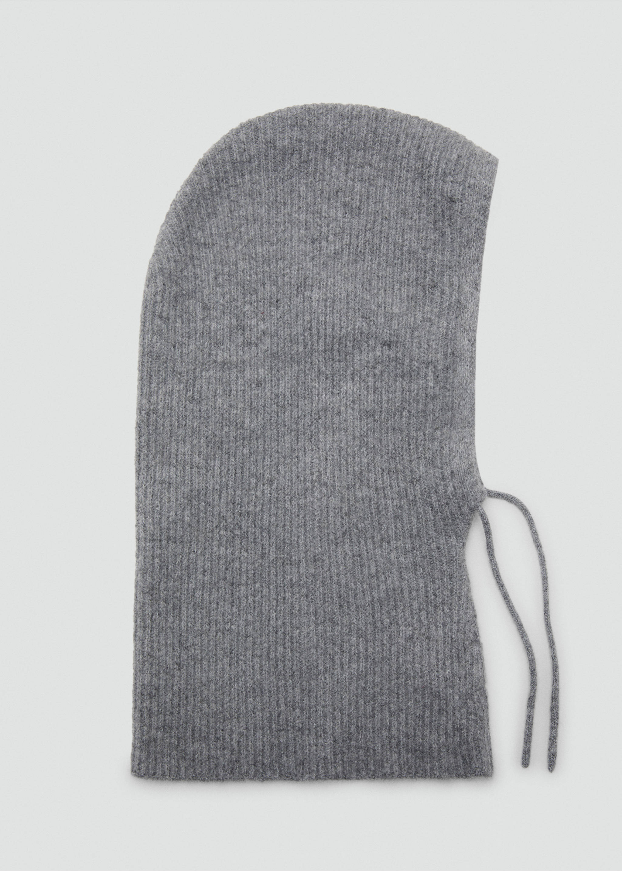 Knitted balaclava - Article without model, Grey. Ref: 17065994-00.